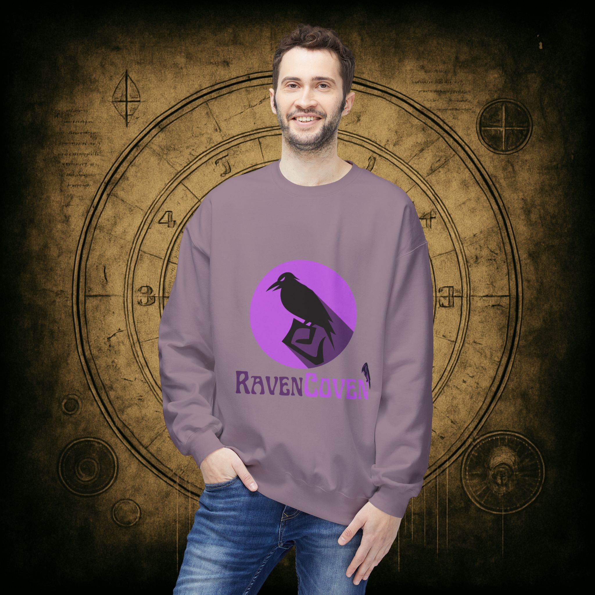 Raven Coven Logo Unisex Sweatshirt - Image 39