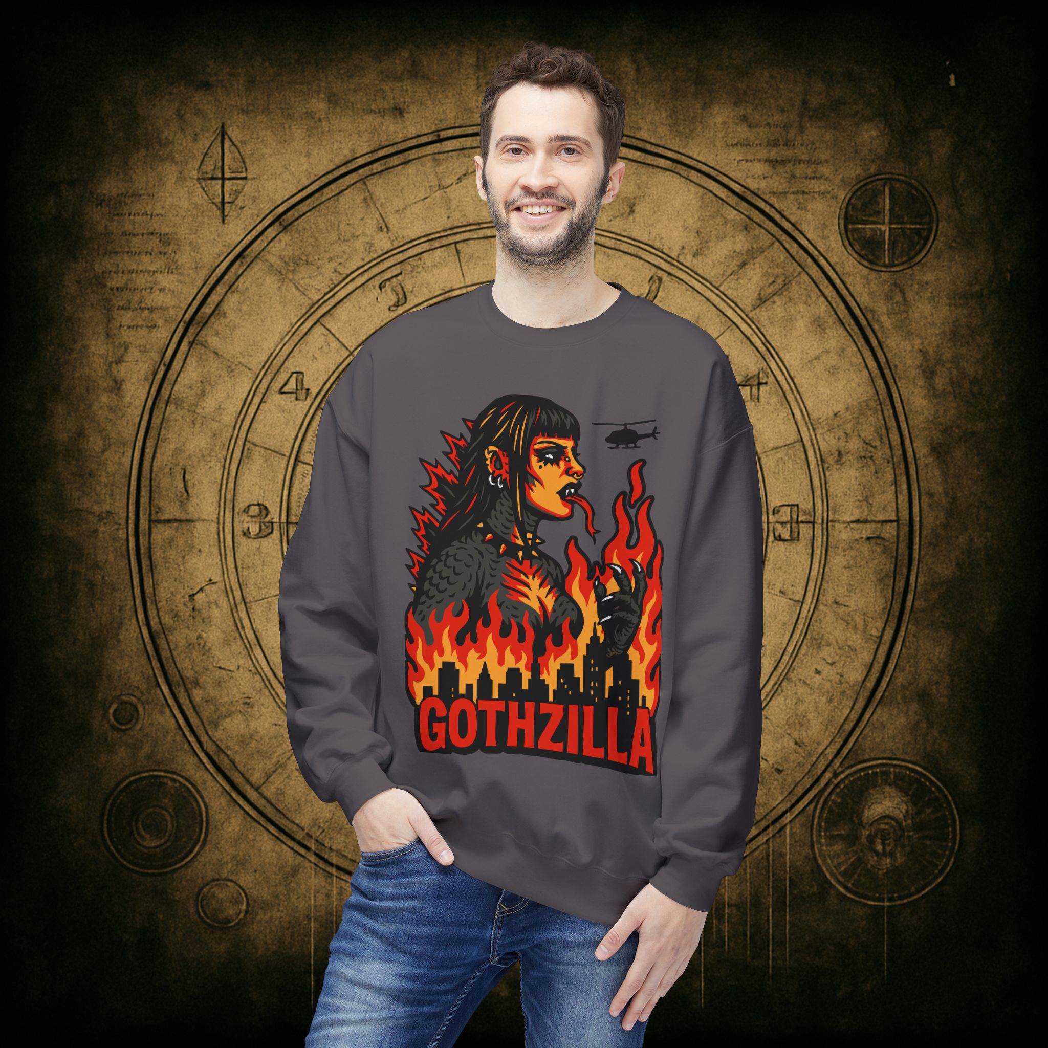 Gothzilla Unisex Sweatshirt - Image 30