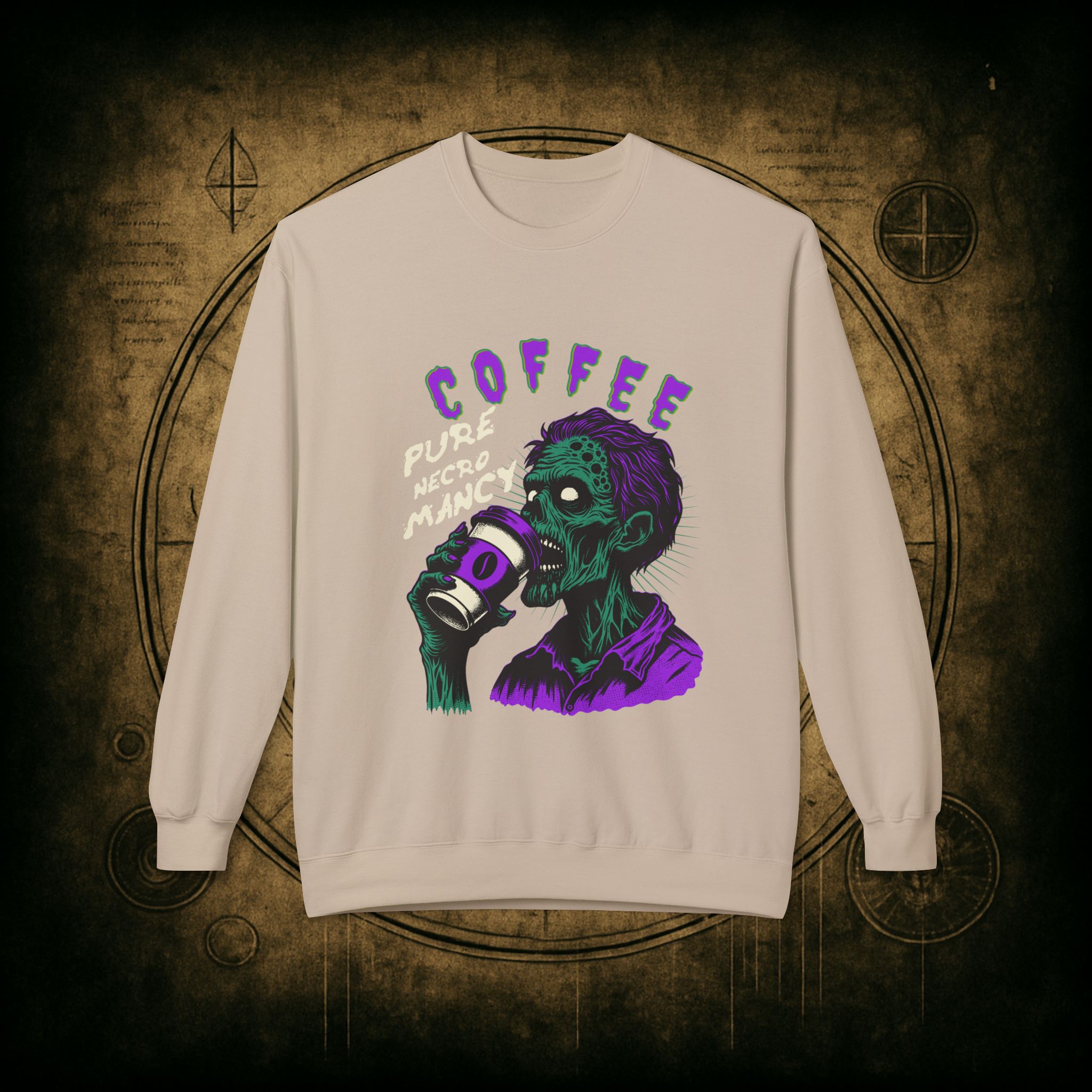 Zombie Coffee Necromancy Sweatshirt - Image 16