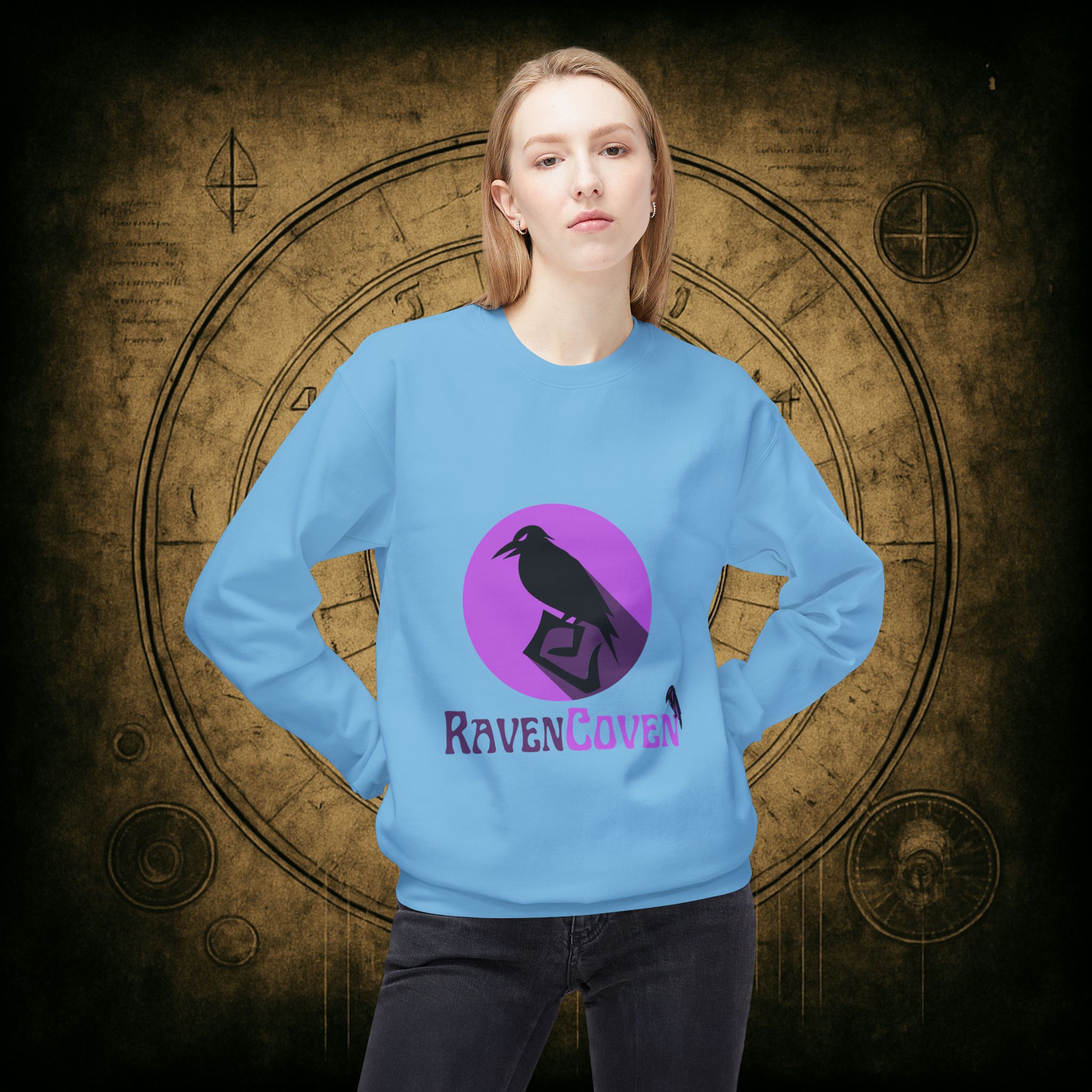 Raven Coven Logo Unisex Sweatshirt - Image 23