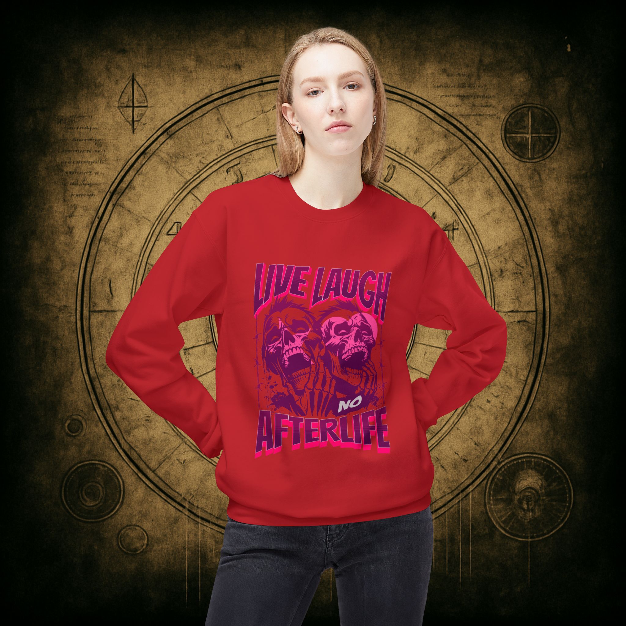 Live Laugh No Afterlife Unisex Sweatshirt - Image 5