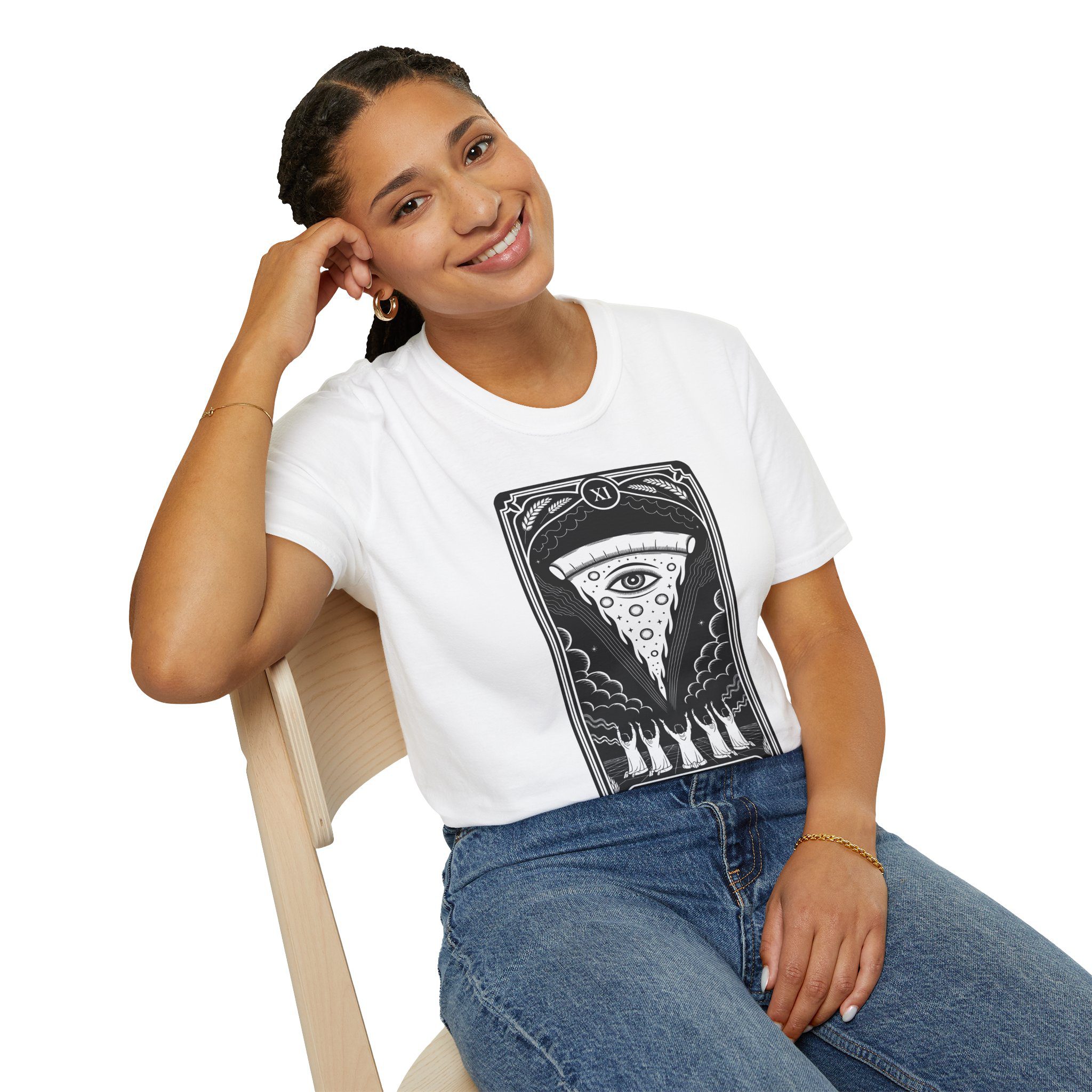 The Pizza Tarot Unisex T-Shirt - Image 15