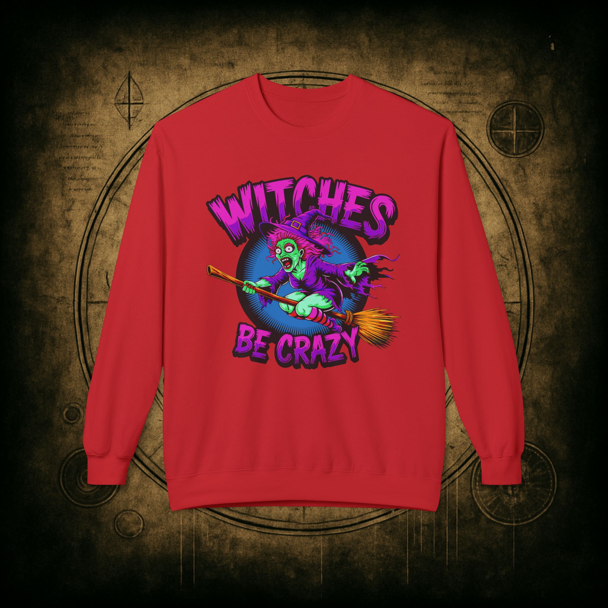 Witches Be Crazy Unisex Sweatshirt - Image 4