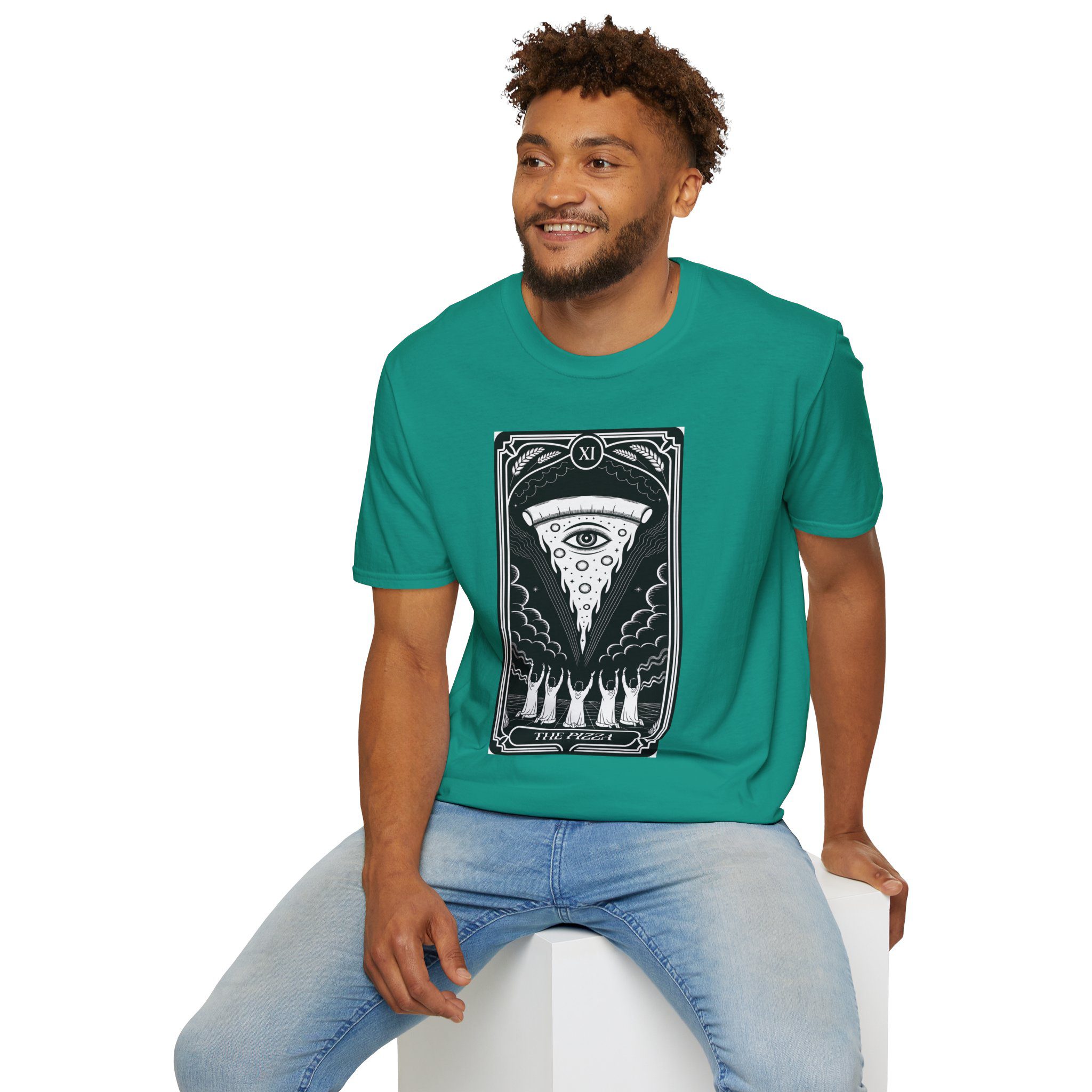 The Pizza Tarot Unisex T-Shirt - Image 47