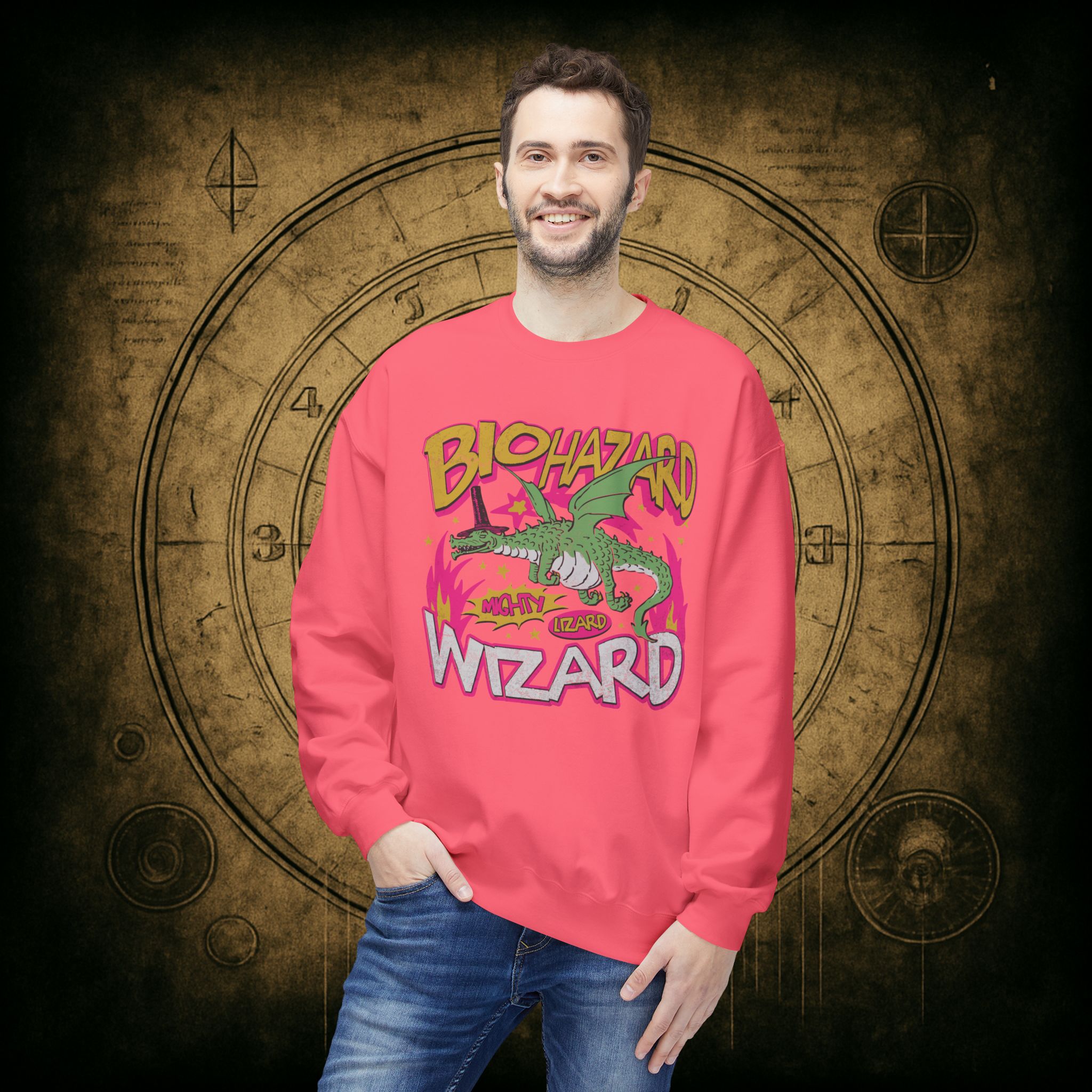 Biohazard Wizard Unisex Sweatshirt - Image 42