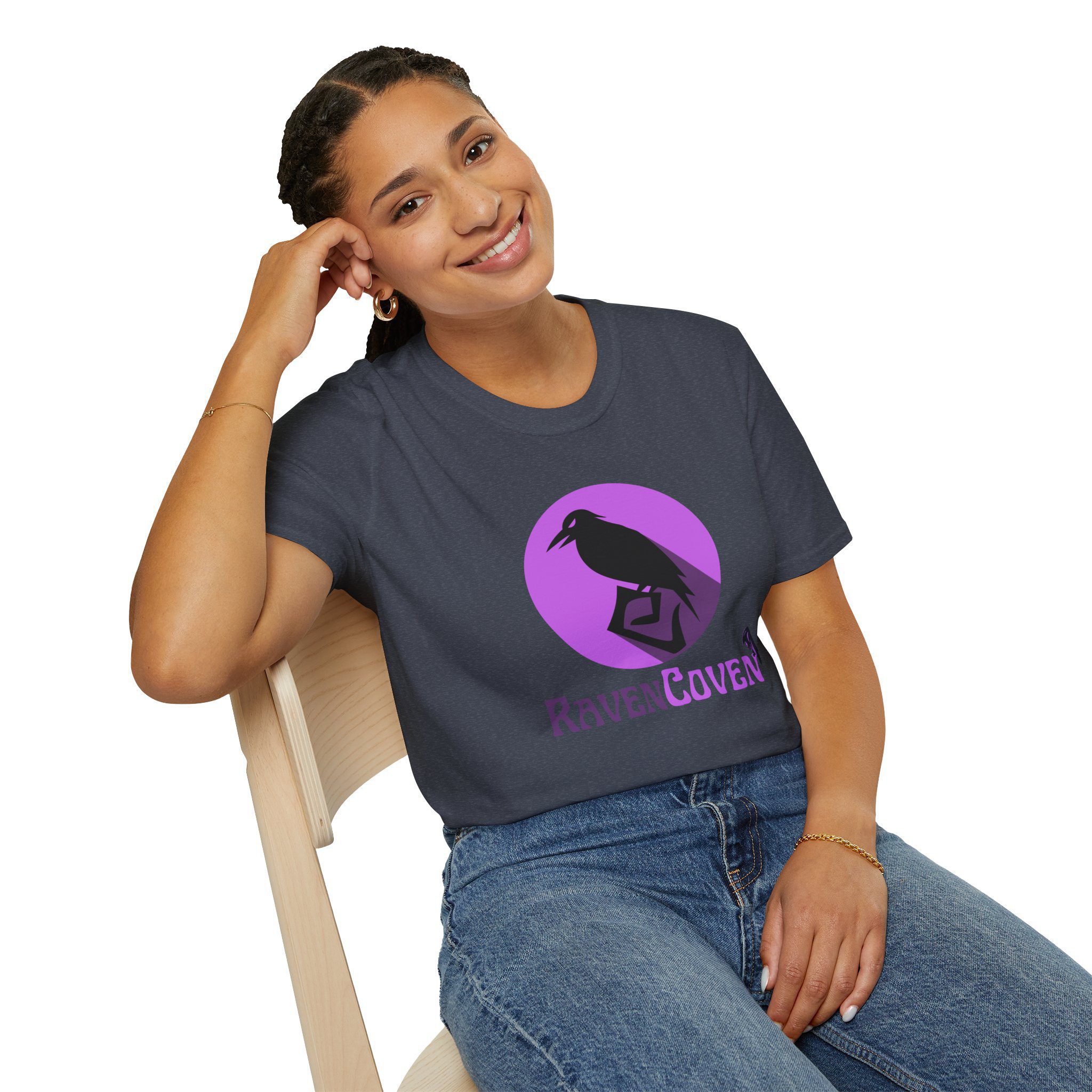 Raven Coven Logo Unisex T-Shirt - Image 61