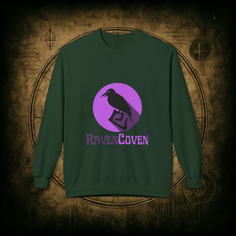 Raven Coven Logo Unisex Sweatshirt - Image 16