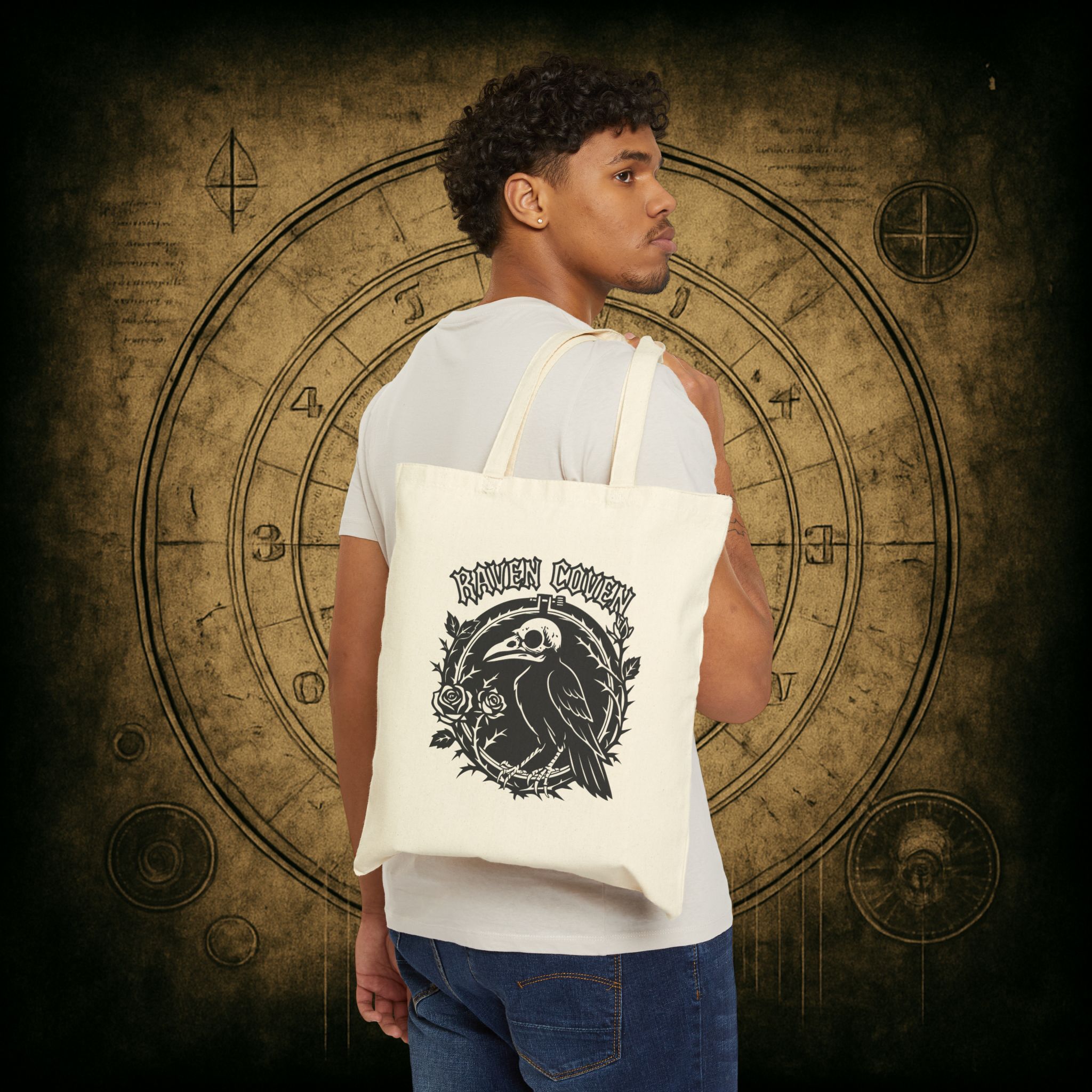 Raven of the Coven Tote Bag - Image 8