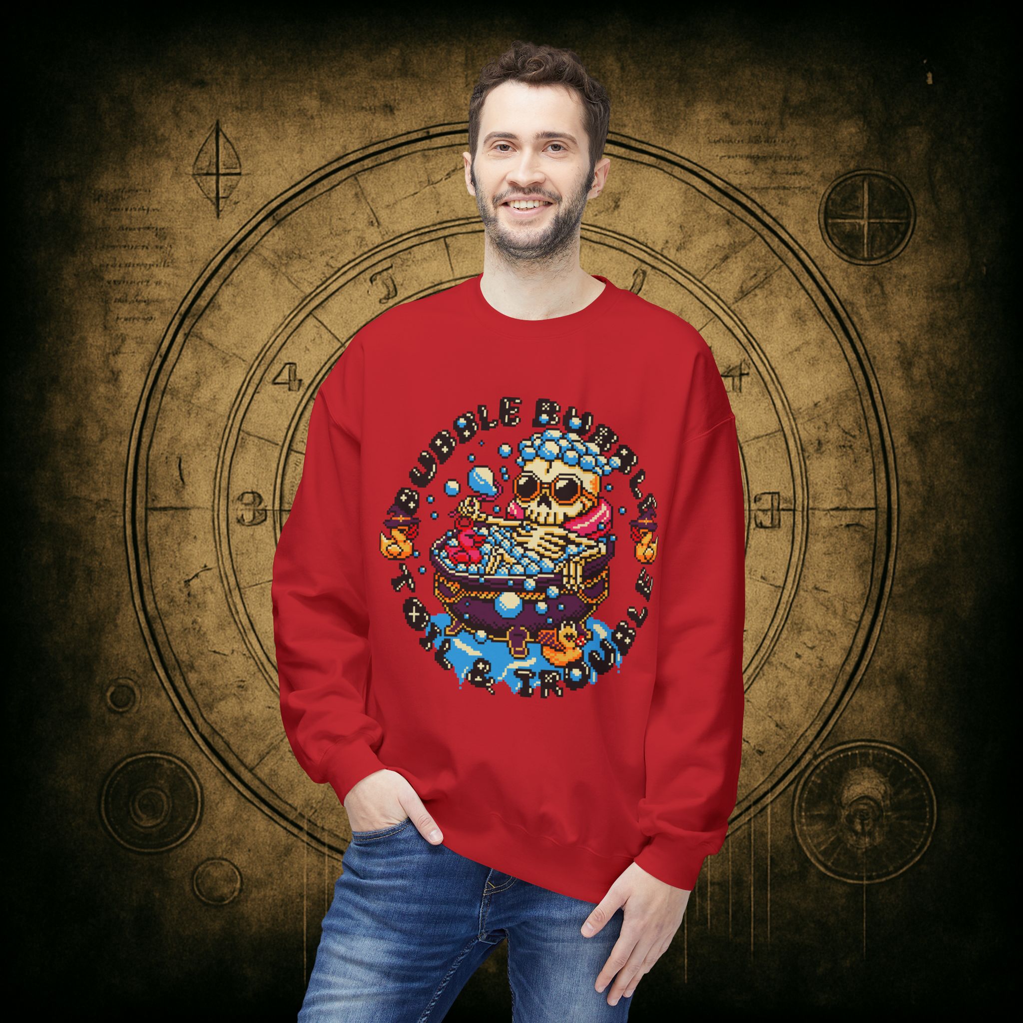 Bubble Bubble Unisex Sweatshirt - Image 6