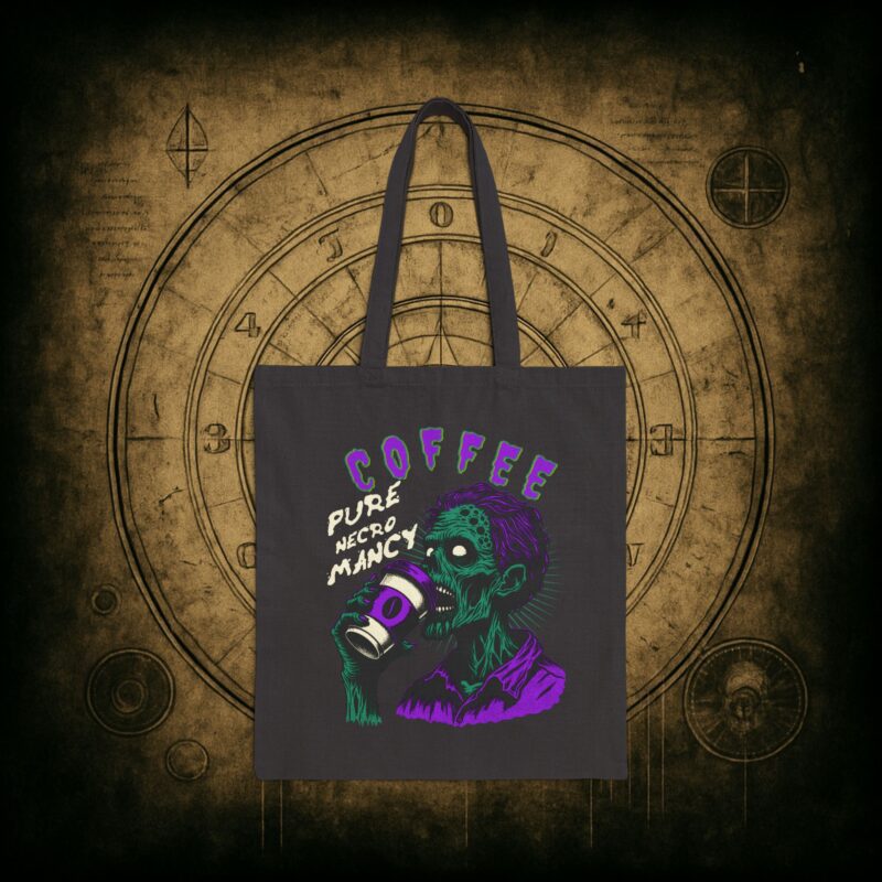 Zombie Coffee Necromancy Tote Bag