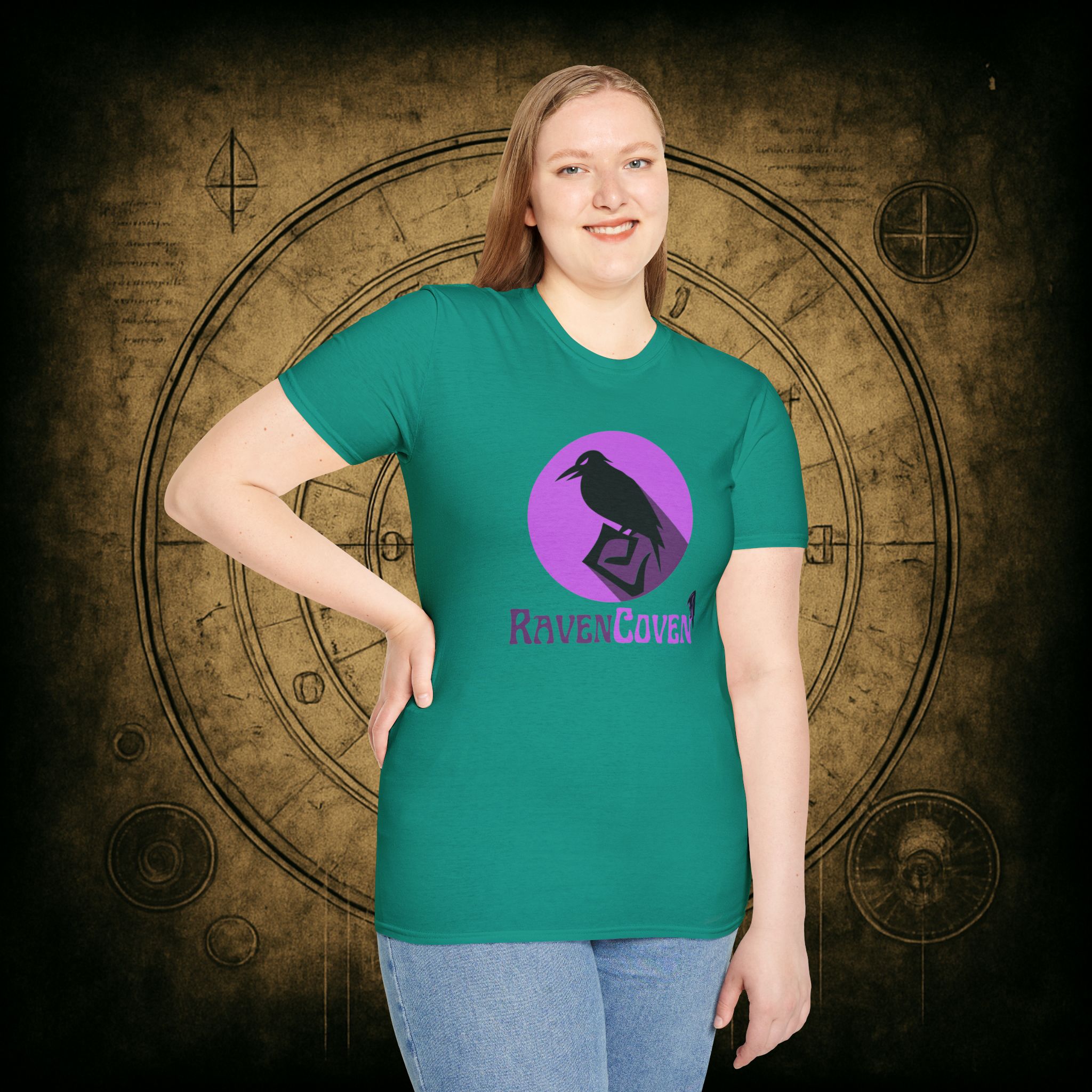 Raven Coven Logo Unisex T-Shirt - Image 50
