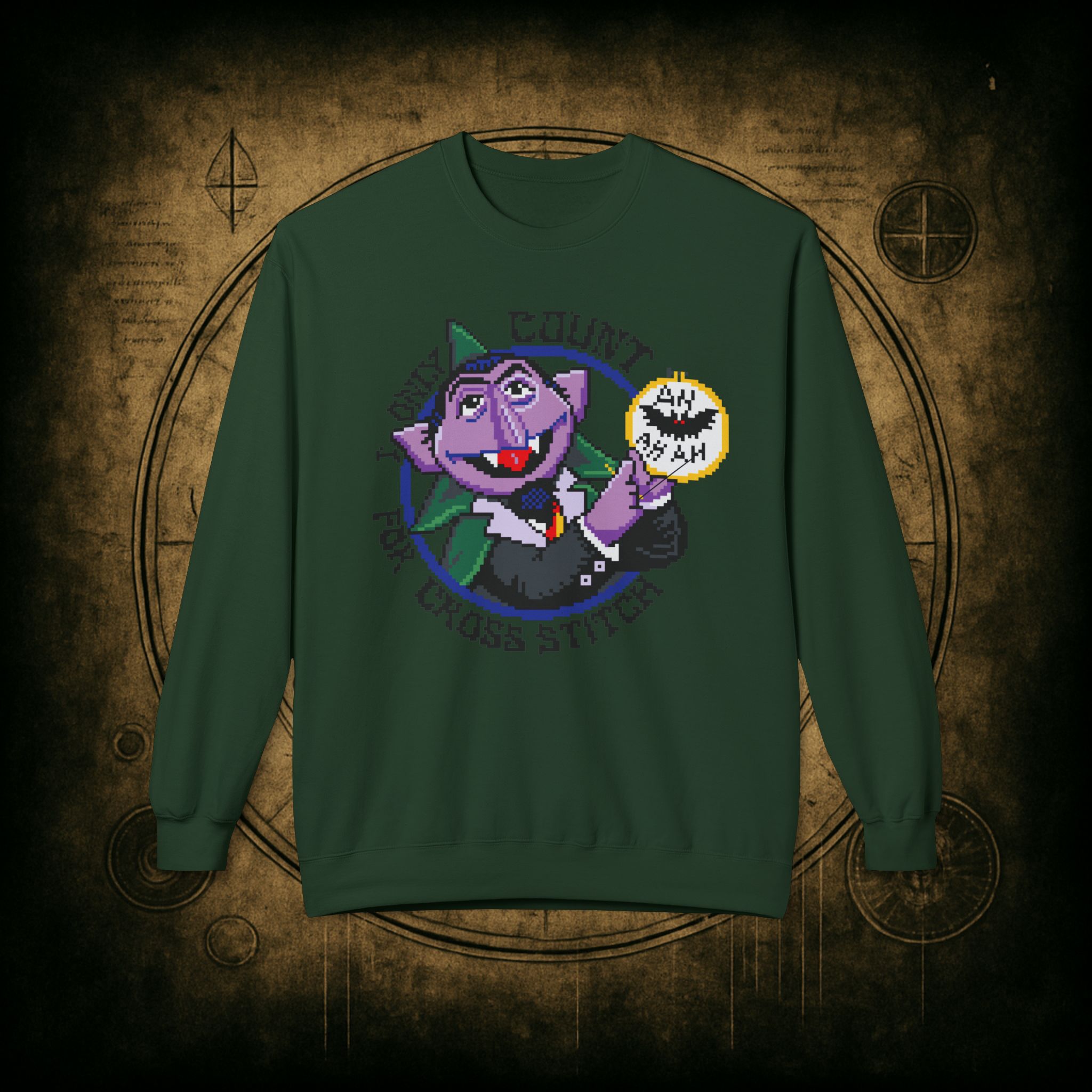 Count for Cross Stitch Unisex Sweatshirt - Image 16