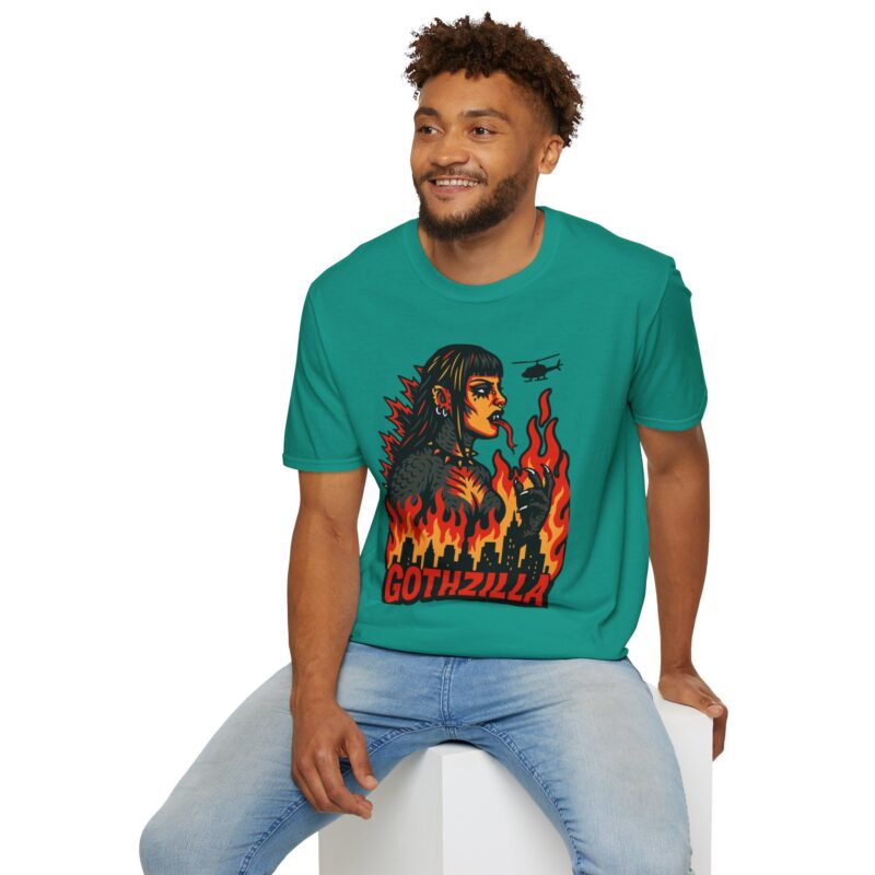 Gothzilla Unisex T-shirt - Image 47