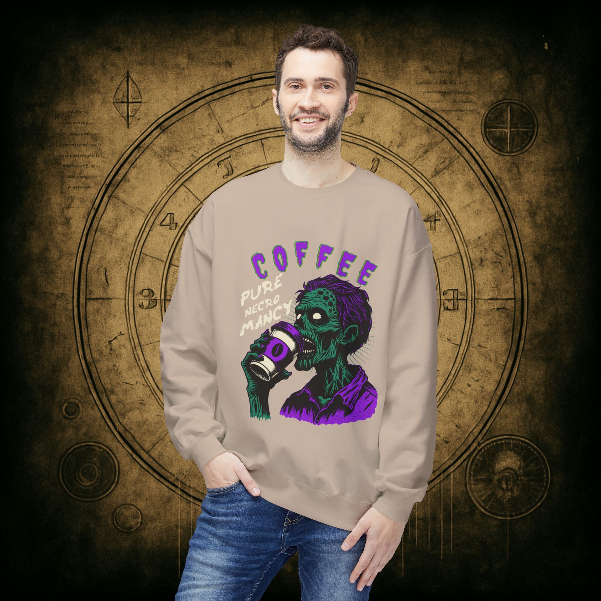 Zombie Coffee Necromancy Sweatshirt - Image 18