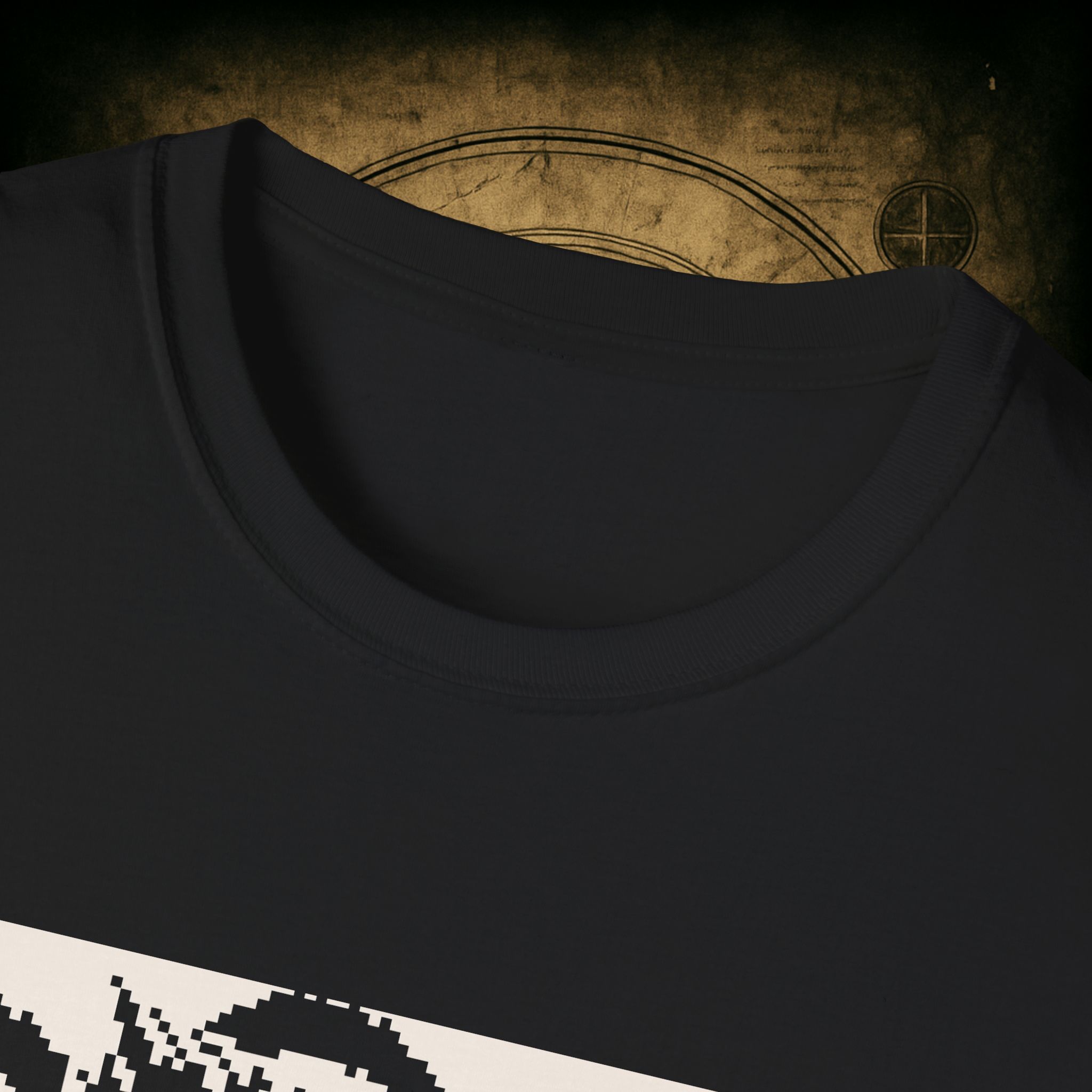 Woodcut Kraken Unisex T-shirt - Image 8