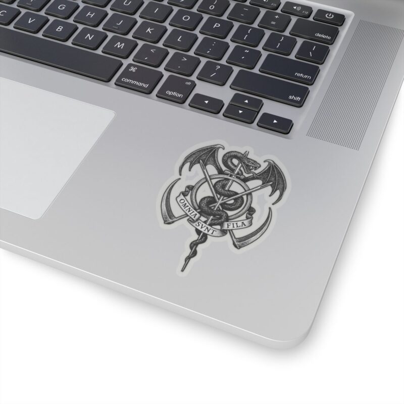 Omnia Sunt Fila Kiss-Cut Sticker - Image 11