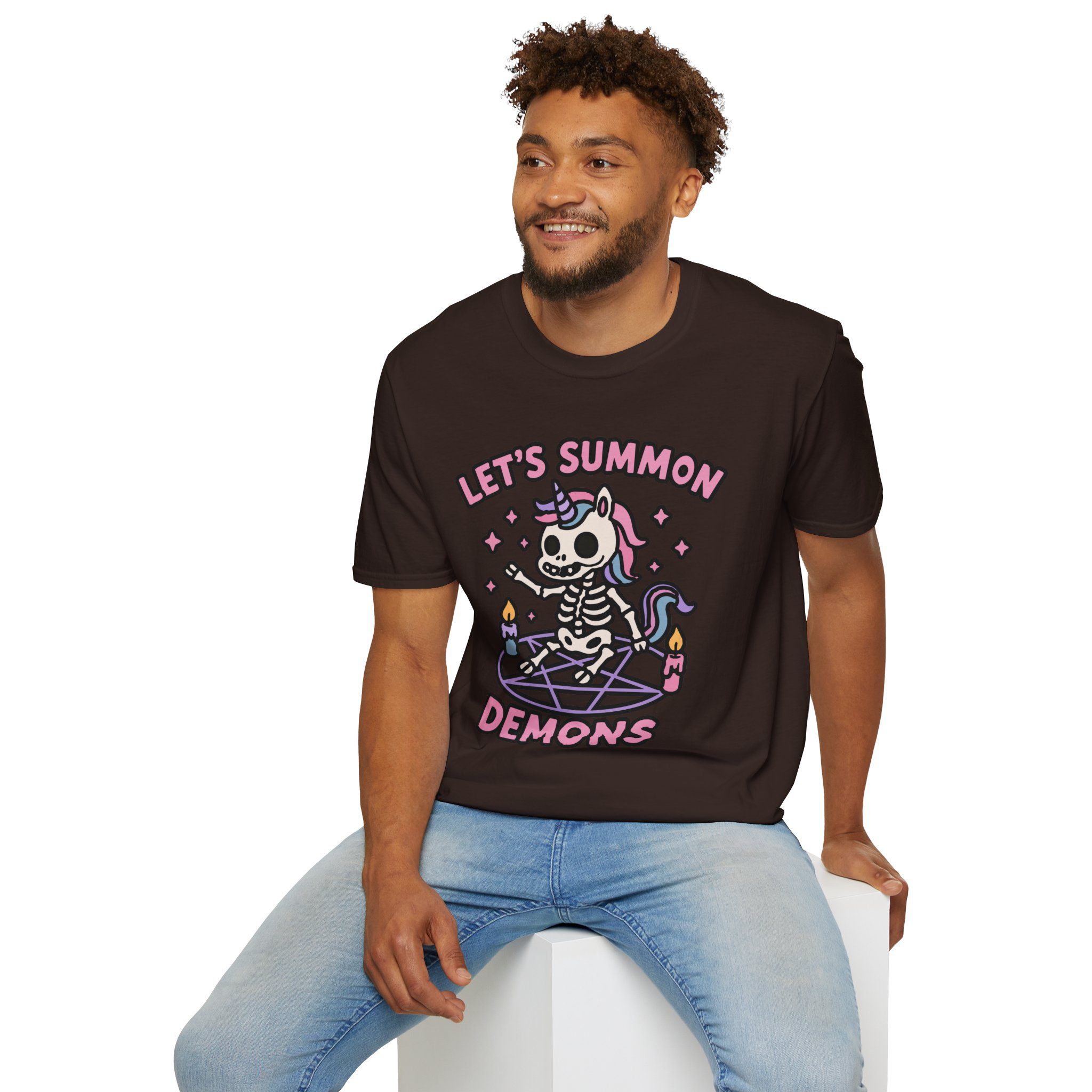 Let's Summon Demons Unisex T-shirt - Image 42