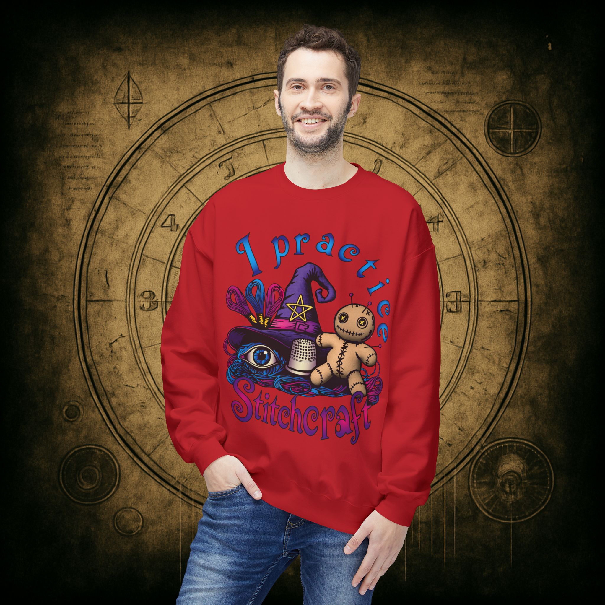 I Practice Stitchcraft Unisex Sweatshirt - Image 6