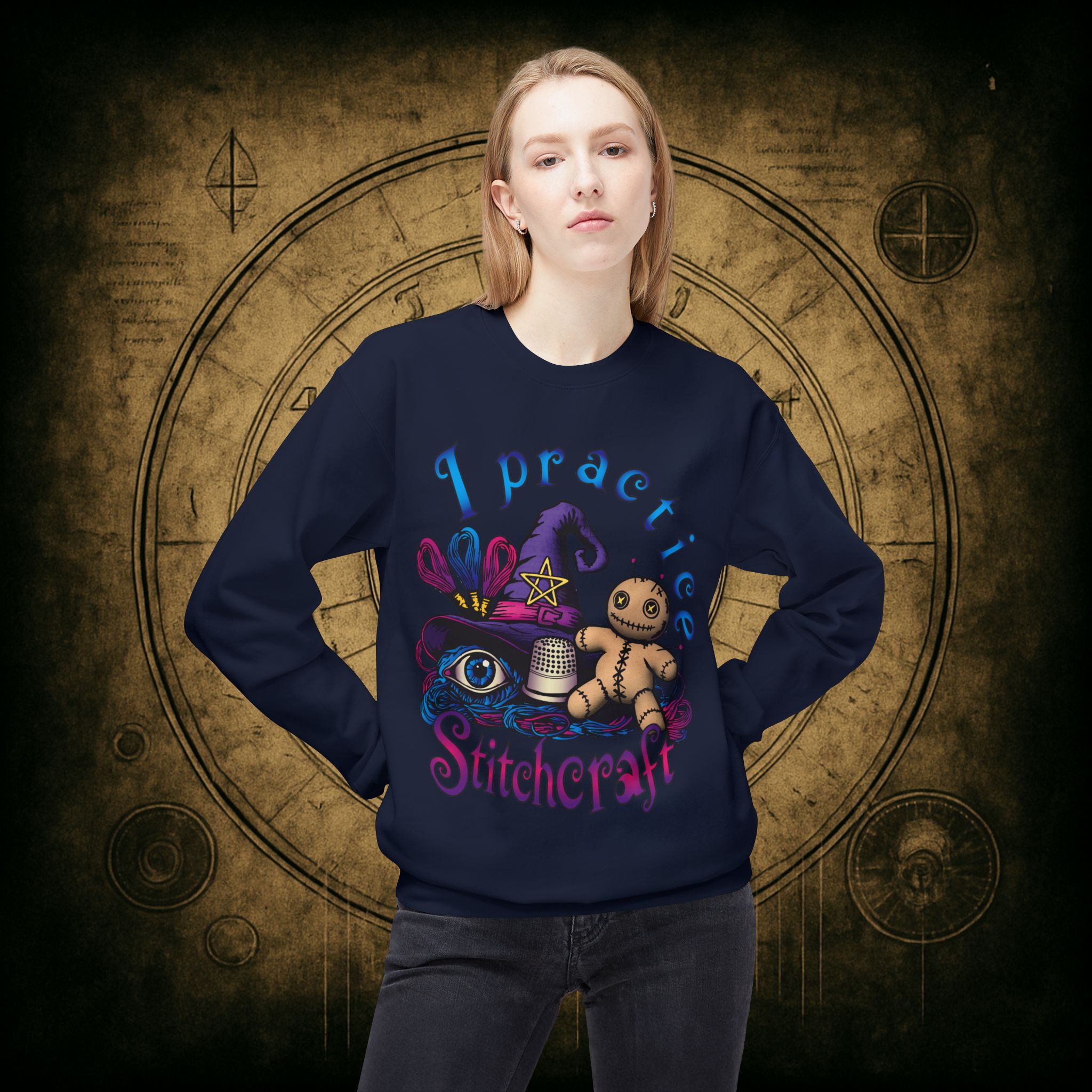I Practice Stitchcraft Unisex Sweatshirt - Image 35