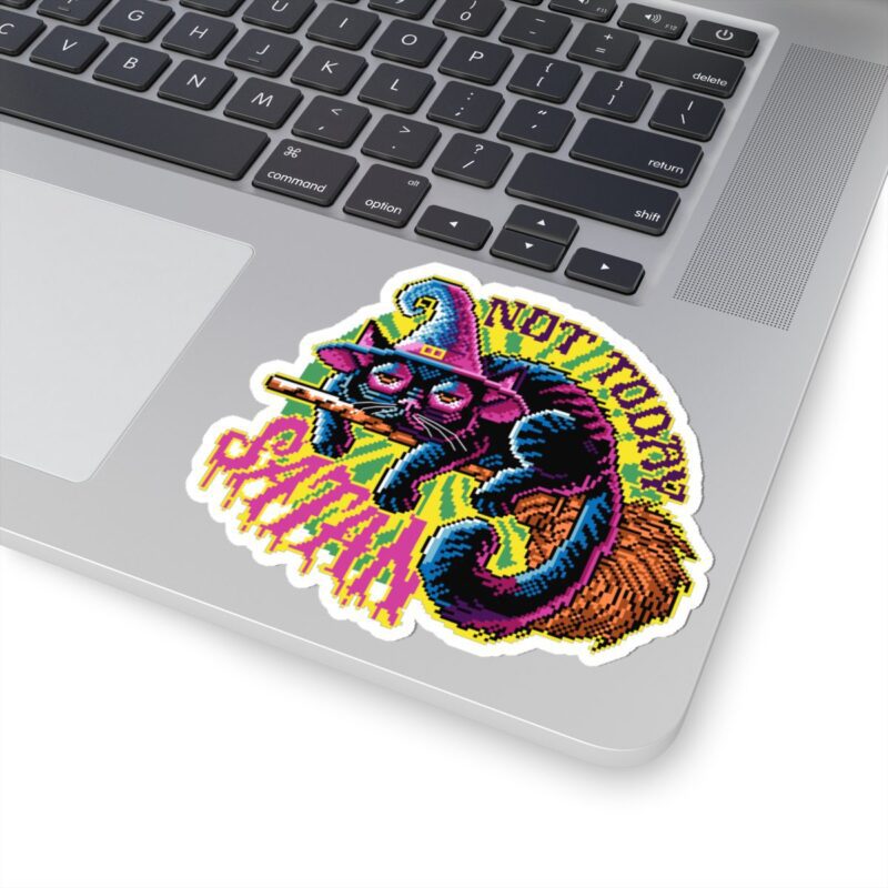 Not Today Satan Cat Kiss-Cut Sticker - Image 2