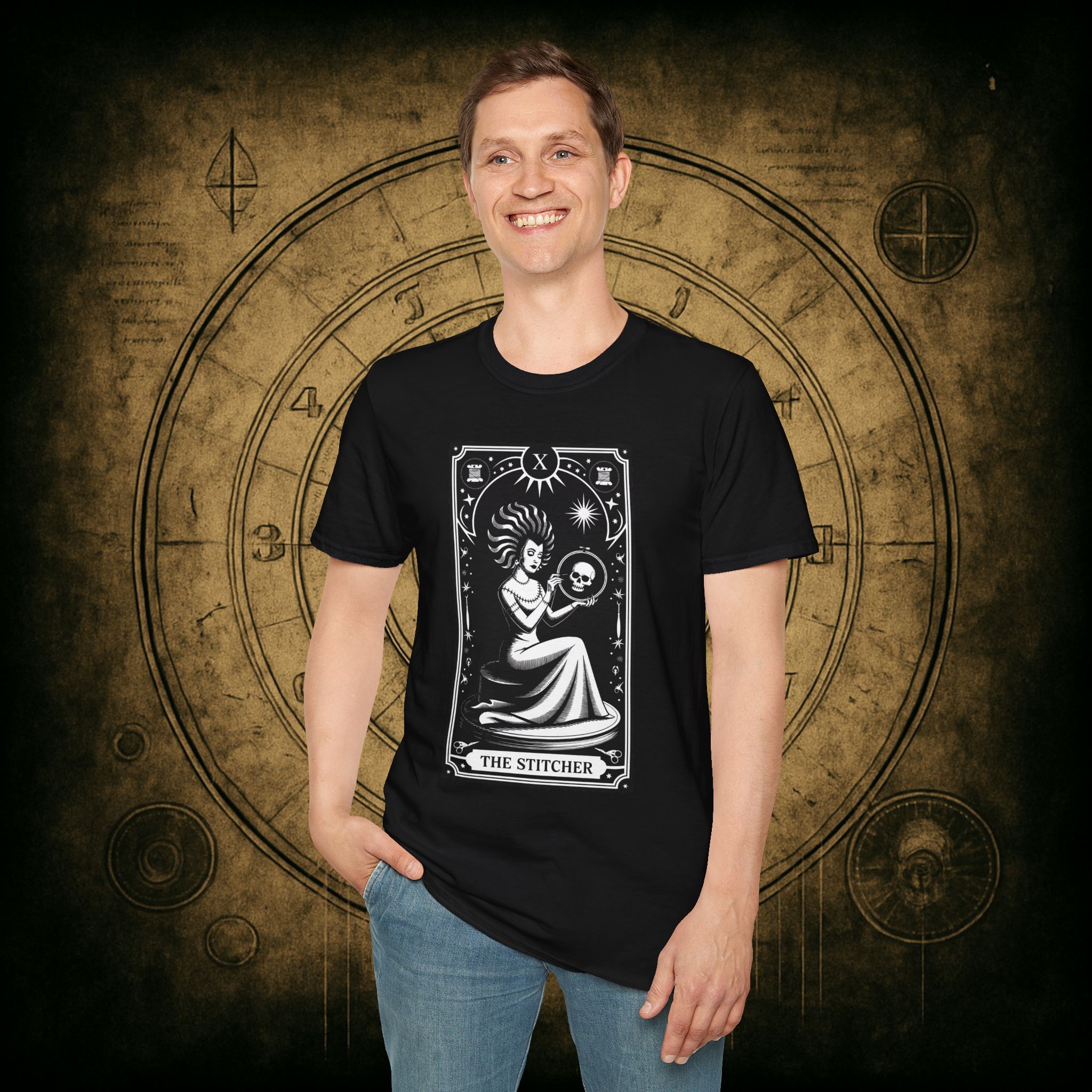 The Stitcher Tarot Unisex T-shirt - Image 8
