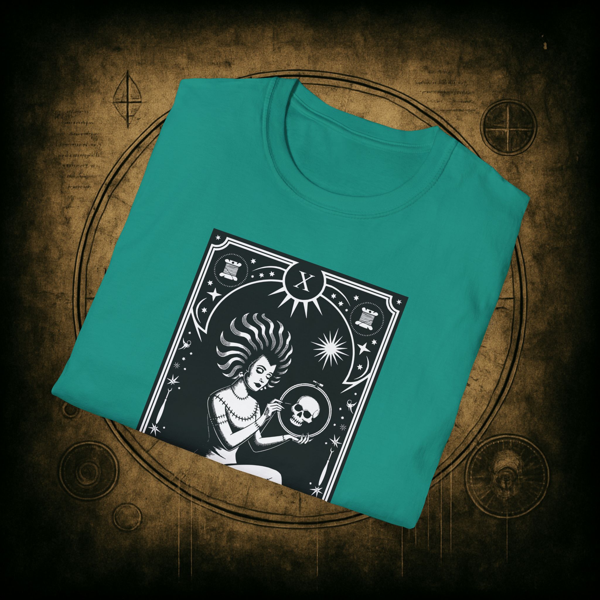 The Stitcher Tarot Unisex T-shirt - Image 44
