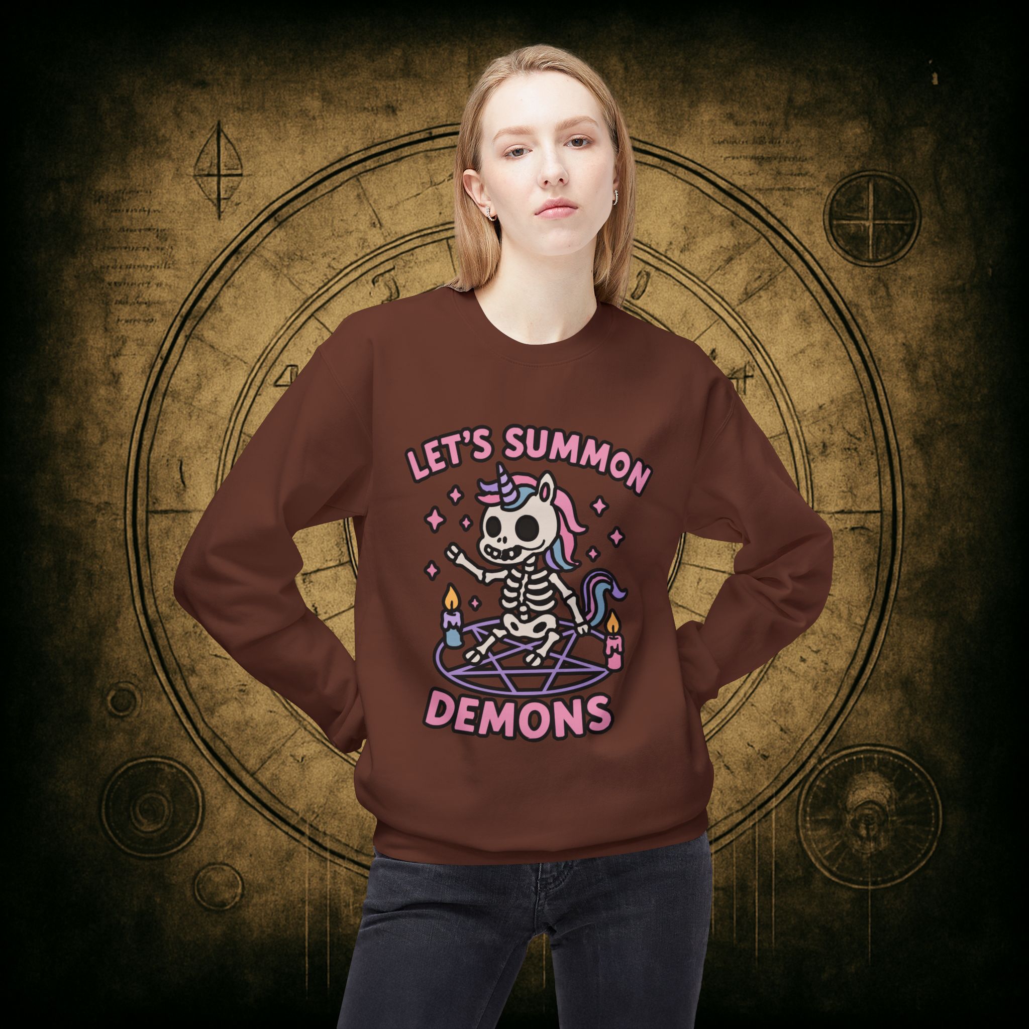 Let’s Summon Demons Unisex Sweatshirt - Image 11