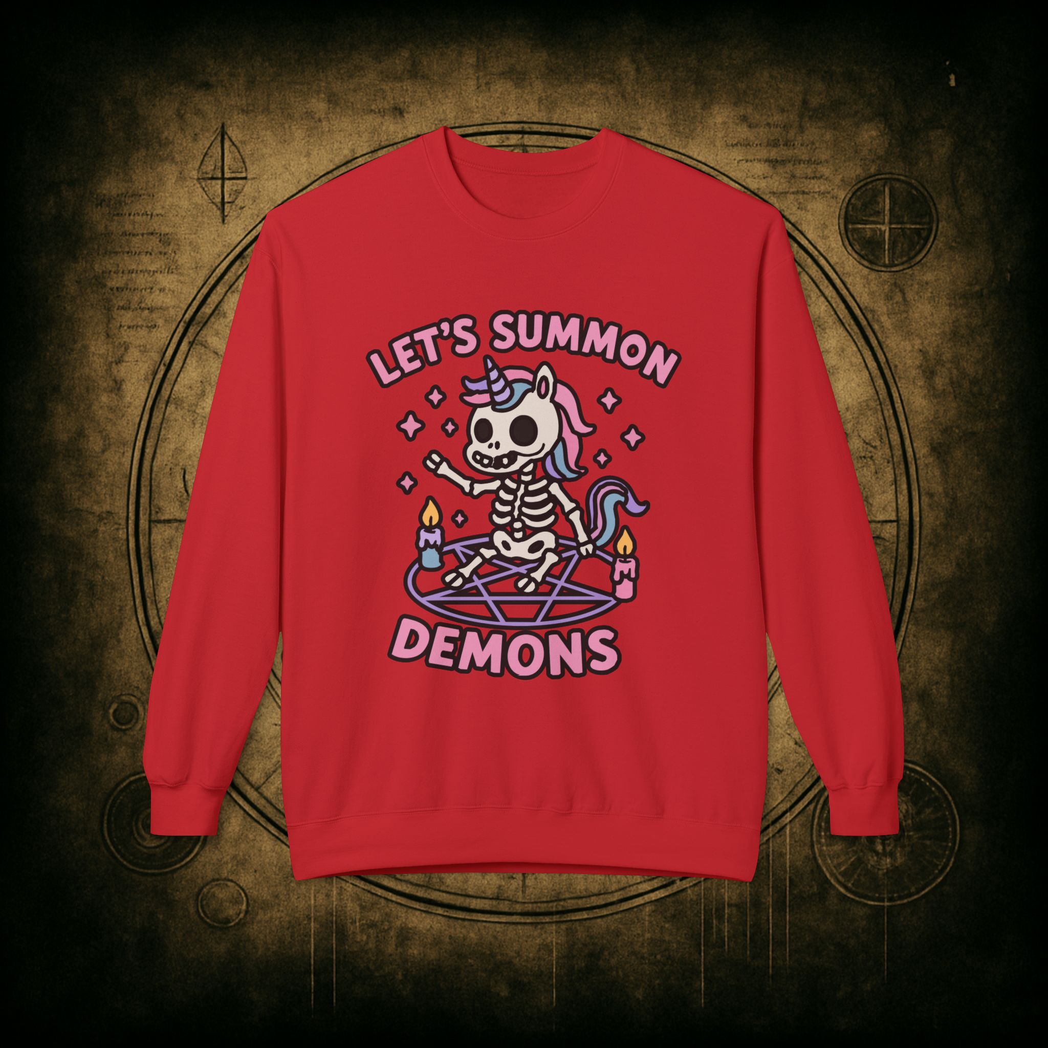 Let’s Summon Demons Unisex Sweatshirt - Image 4
