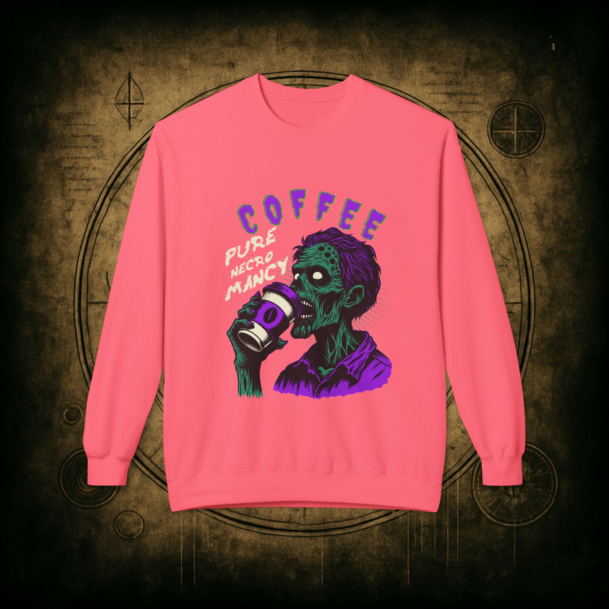 Zombie Coffee Necromancy Sweatshirt - Image 40