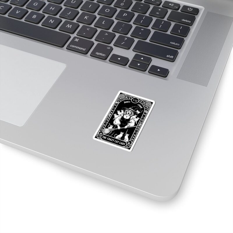 The Crazy Cat Lady Tarot Kiss-Cut Sticker - Image 8