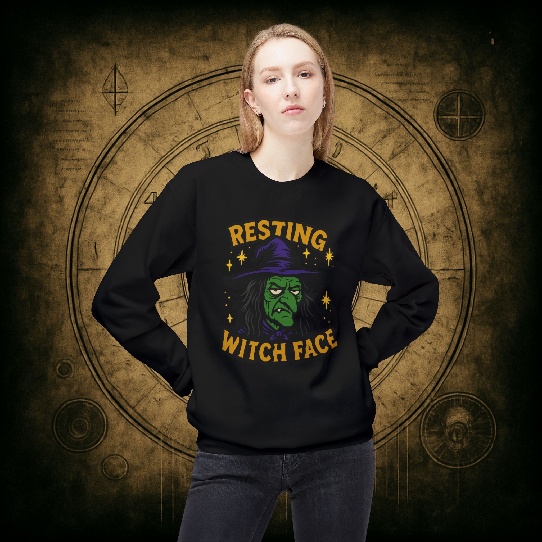 Resting Witch Face Unisex Sweatshirt - Image 14
