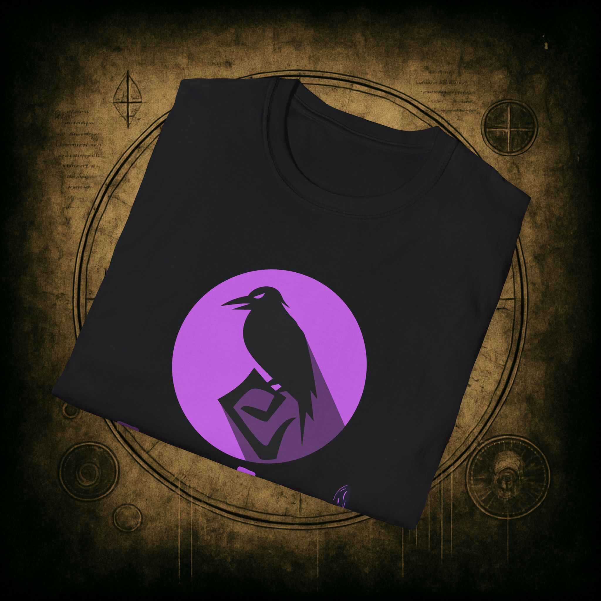 Raven Coven Logo Unisex T-Shirt - Image 9