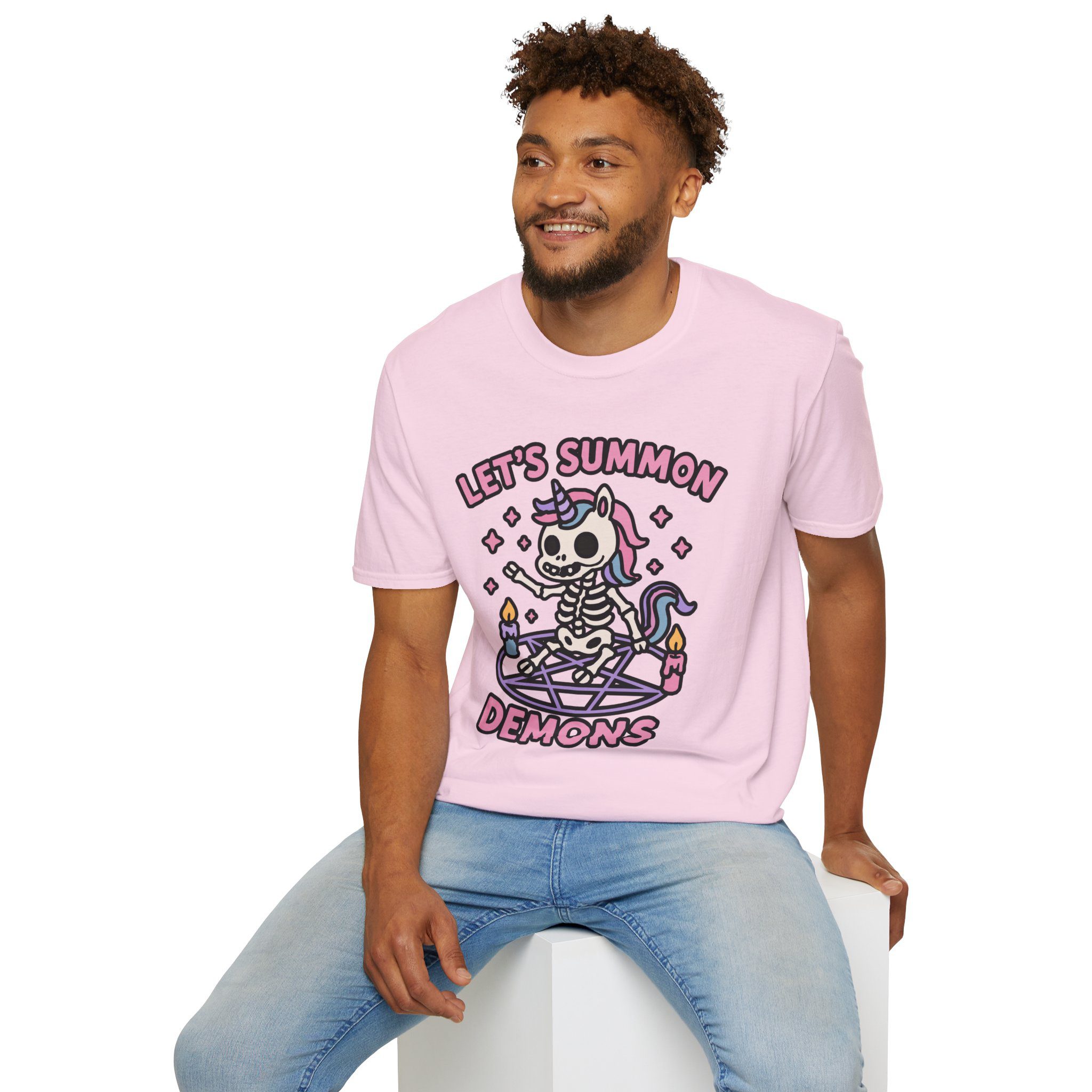 Let's Summon Demons Unisex T-shirt - Image 5