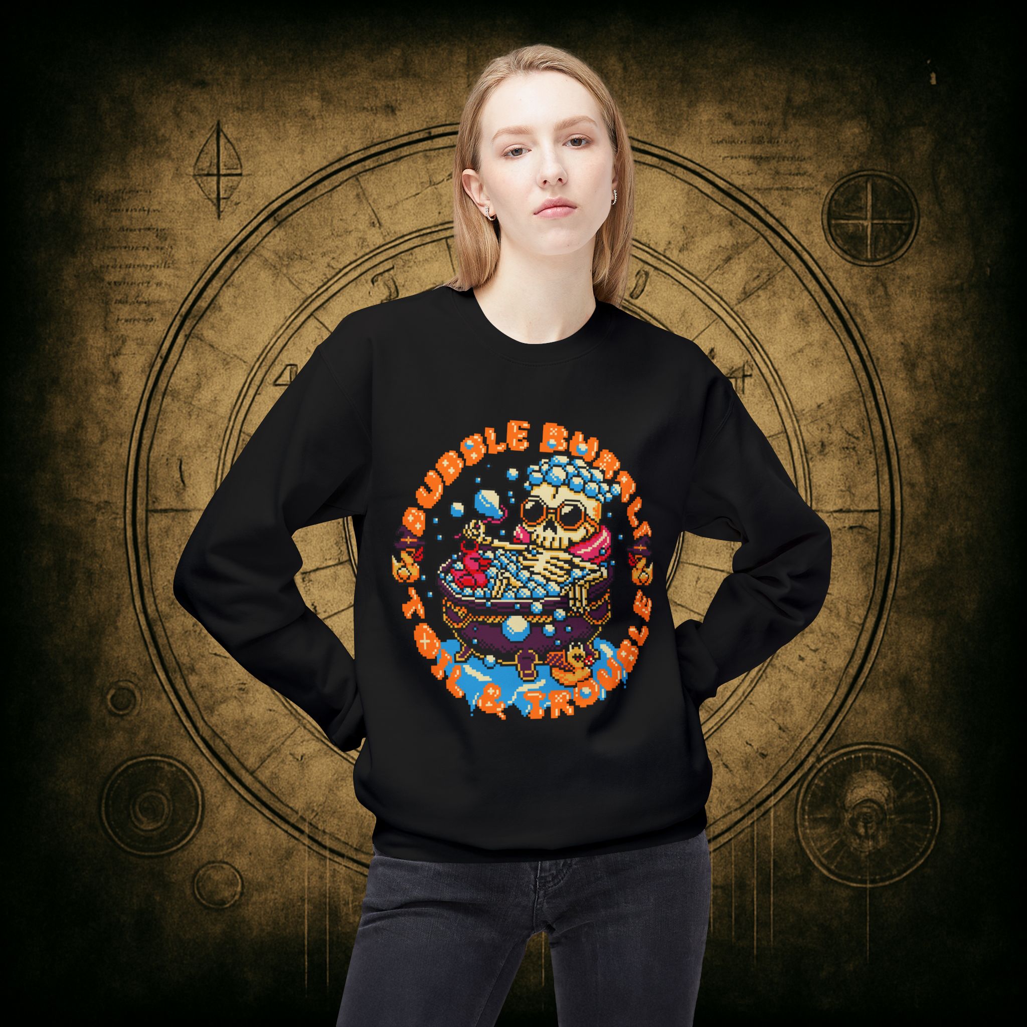 Bubble Bubble Unisex Sweatshirt - Image 2