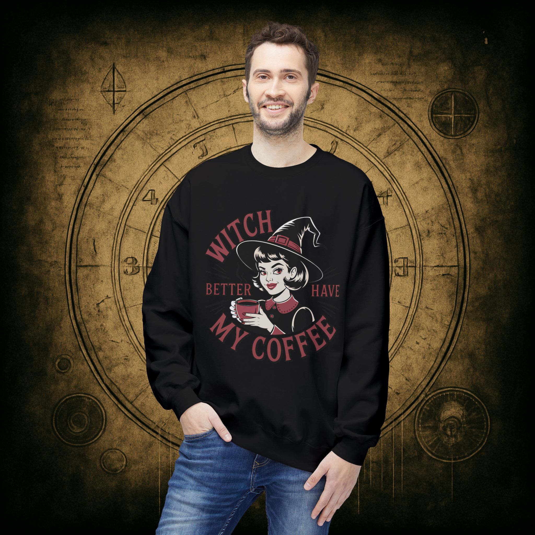 Witch Better Have My Coffee Unisex Sweatshirt - Image 15