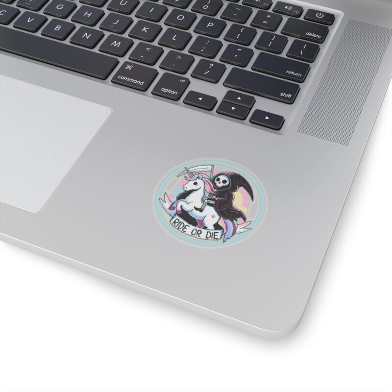 Ride or Die Kiss-Cut Sticker - Image 5
