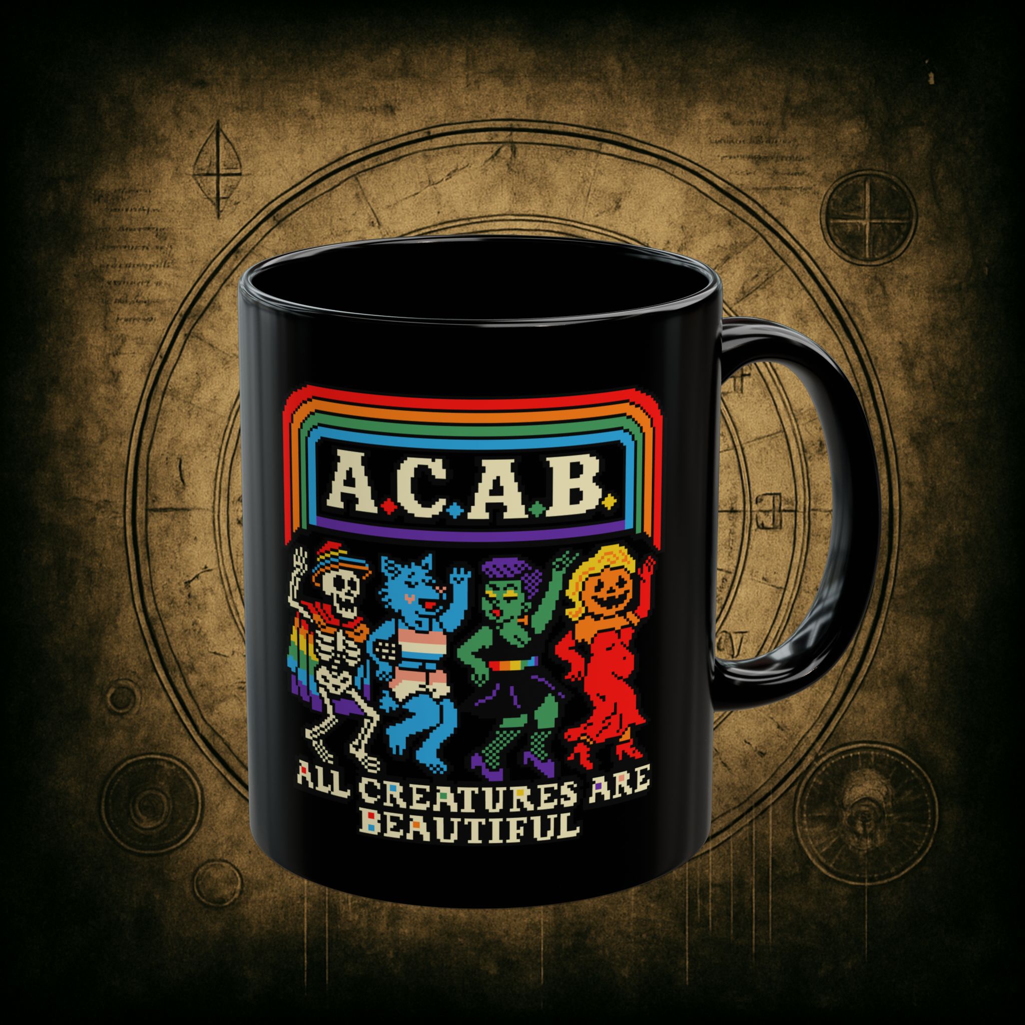 All Creatures Are Beautiful Ceramic Mug