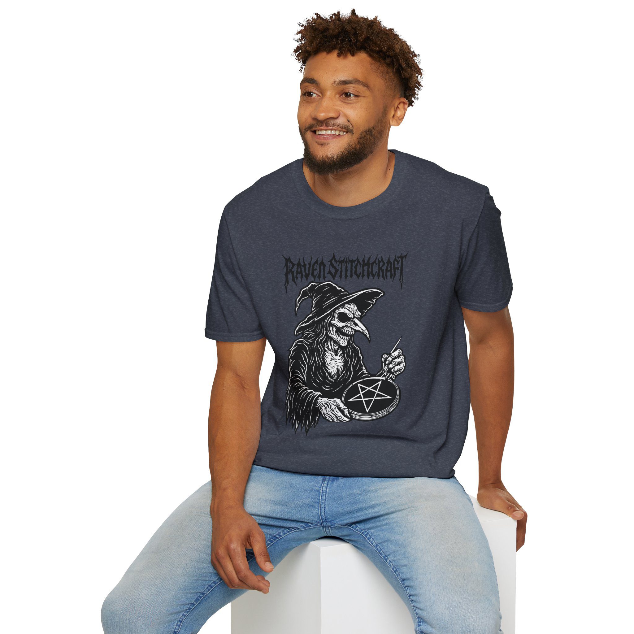 Raven Stitcher Unisex T-Shirt - Image 57