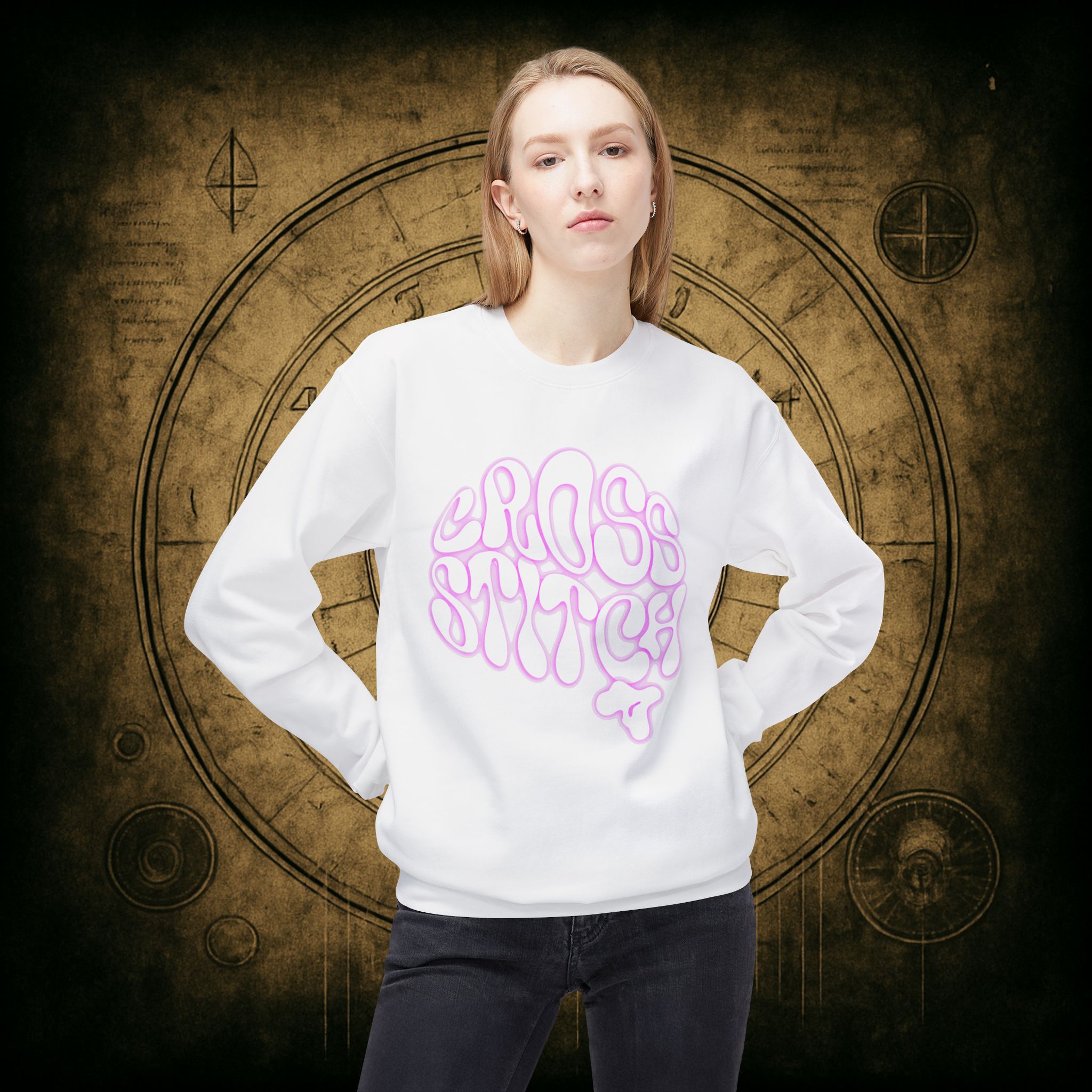 Cross Stitch Mind Unisex Sweatshirt - Image 8