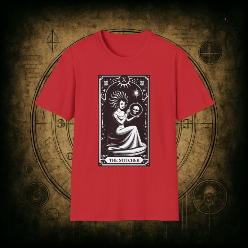 The Stitcher Tarot Unisex T-shirt - Image 68