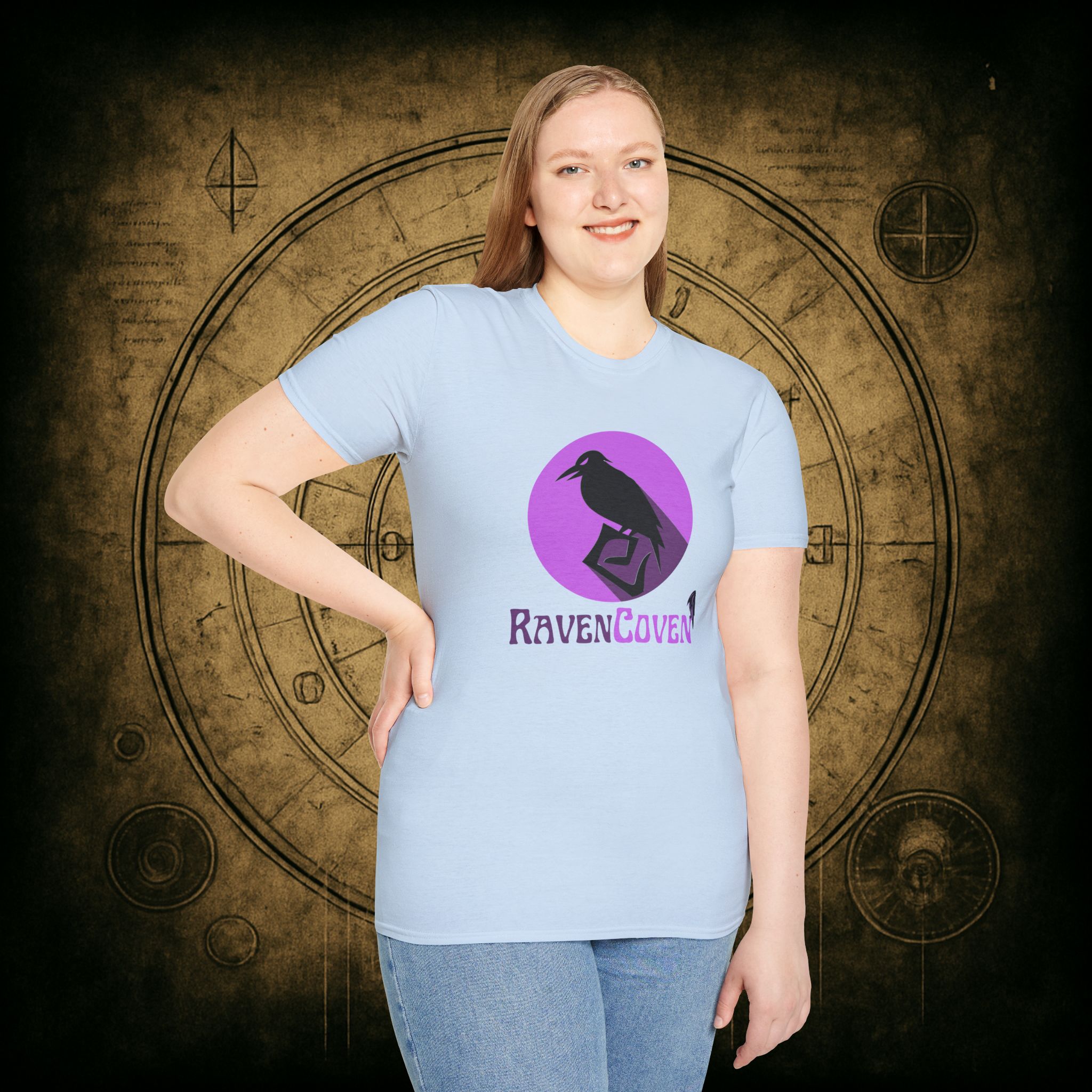 Raven Coven Logo Unisex T-Shirt - Image 55