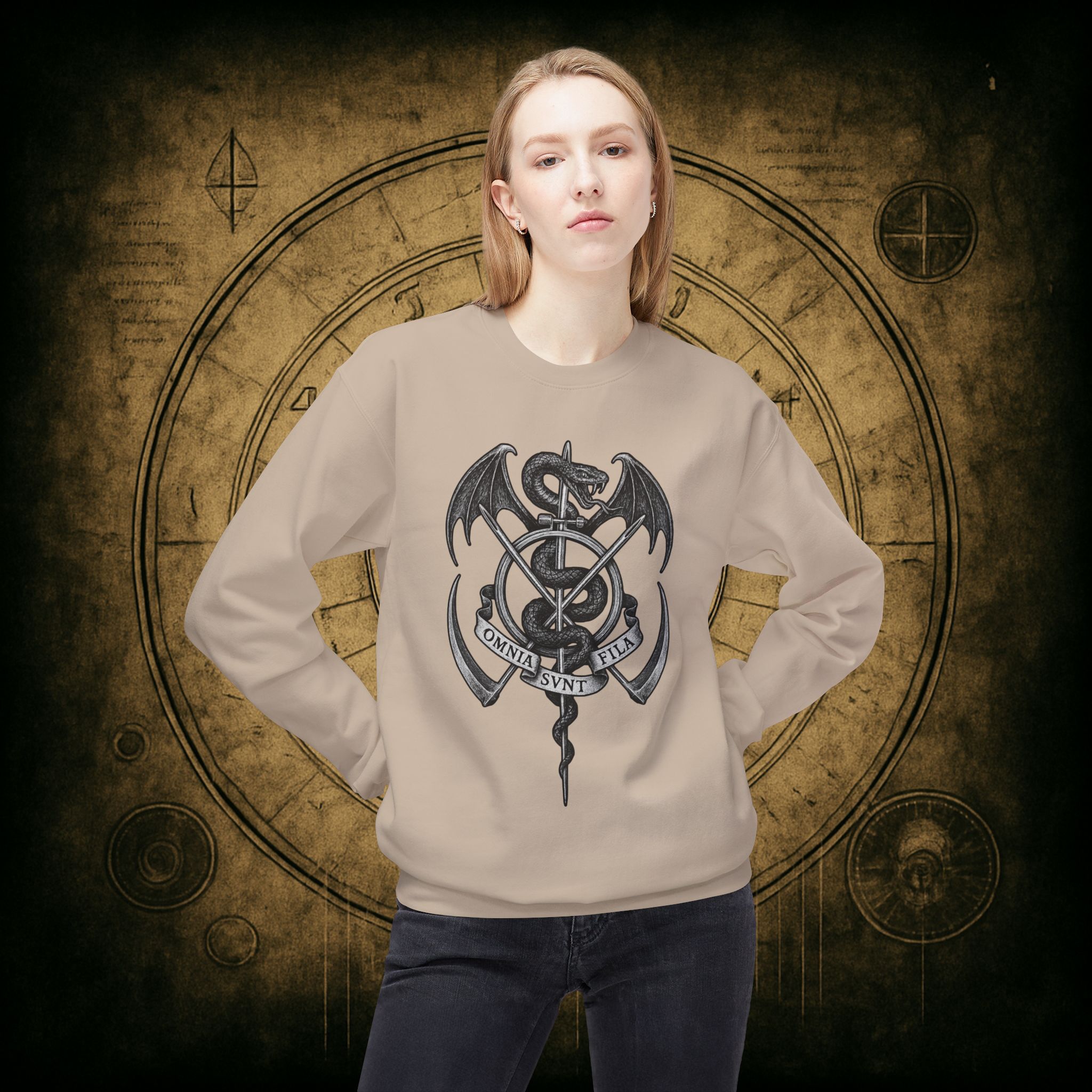 Omnia Sunt Fila Unisex Sweatshirt - Image 14