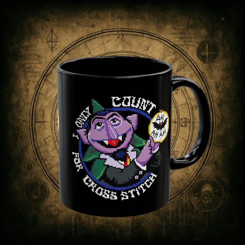 Count for Cross Stitch Ceramic Mug