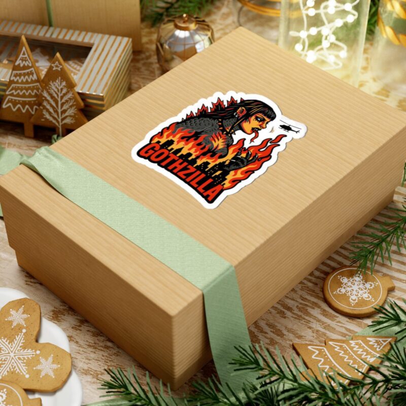 Gothzilla Kiss-Cut Sticker - Image 3