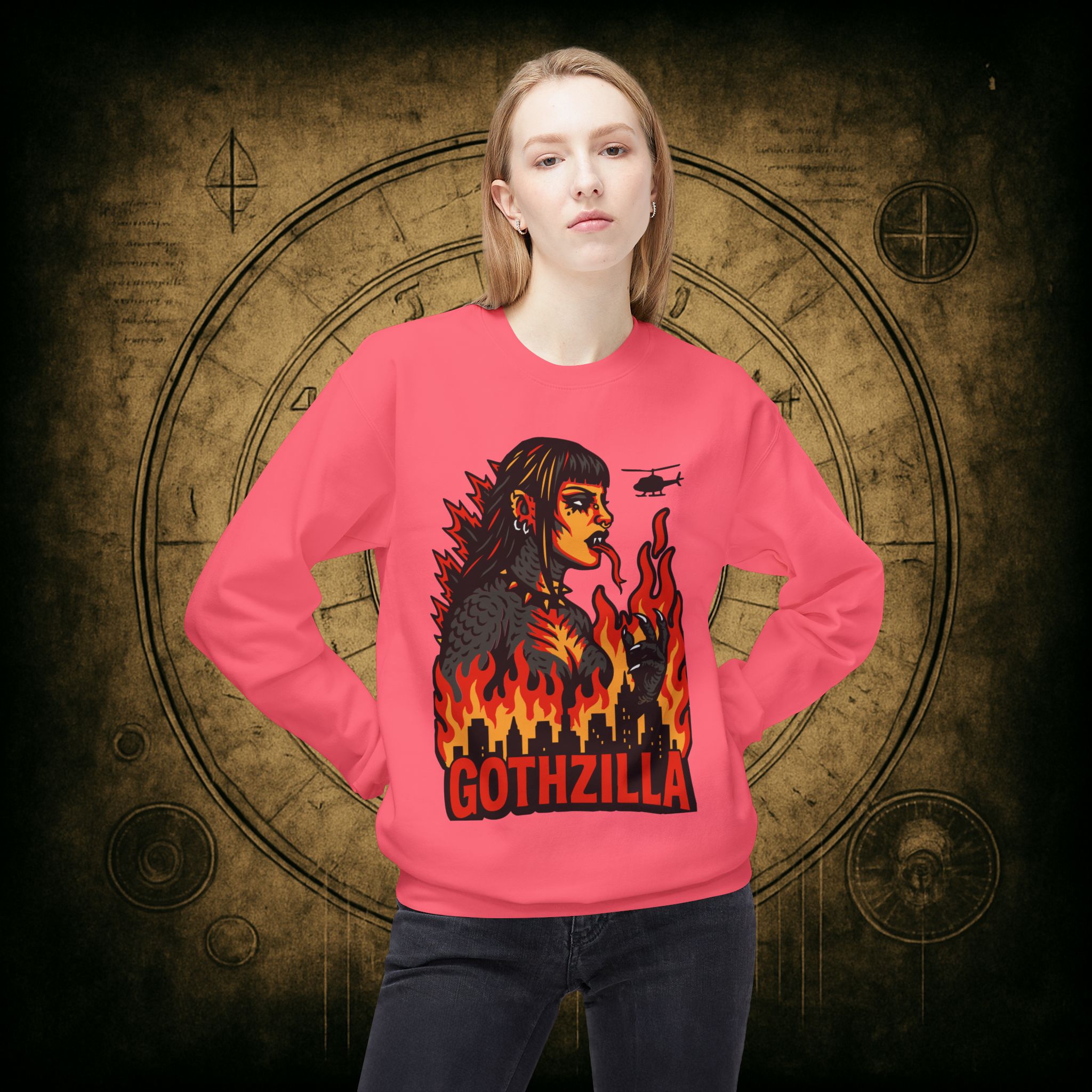 Gothzilla Unisex Sweatshirt - Image 41