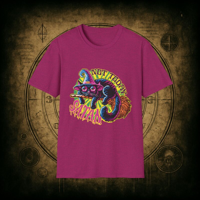 Not Today Satan Cat Unisex T-Shirt