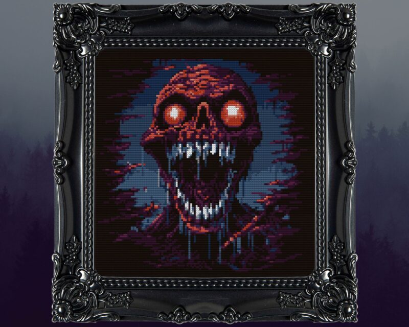 Ghoul Cross Stitch Pattern - Image 2