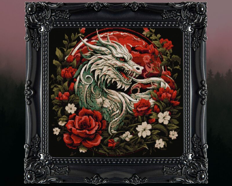 Welsh Dragon Cross Stitch Pattern - Image 2