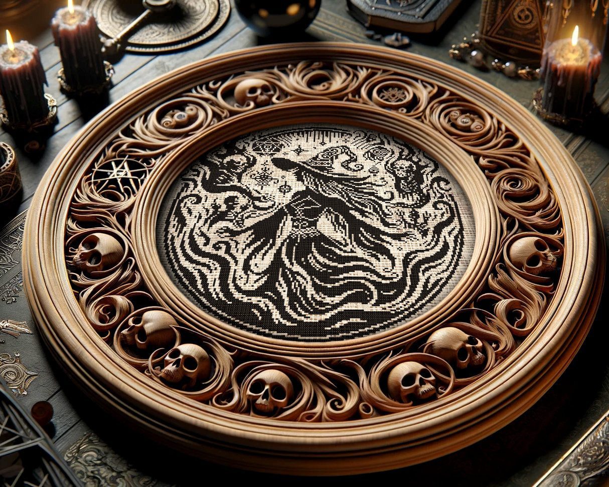 Wraith Witch Cross Stitch Pattern - Image 6