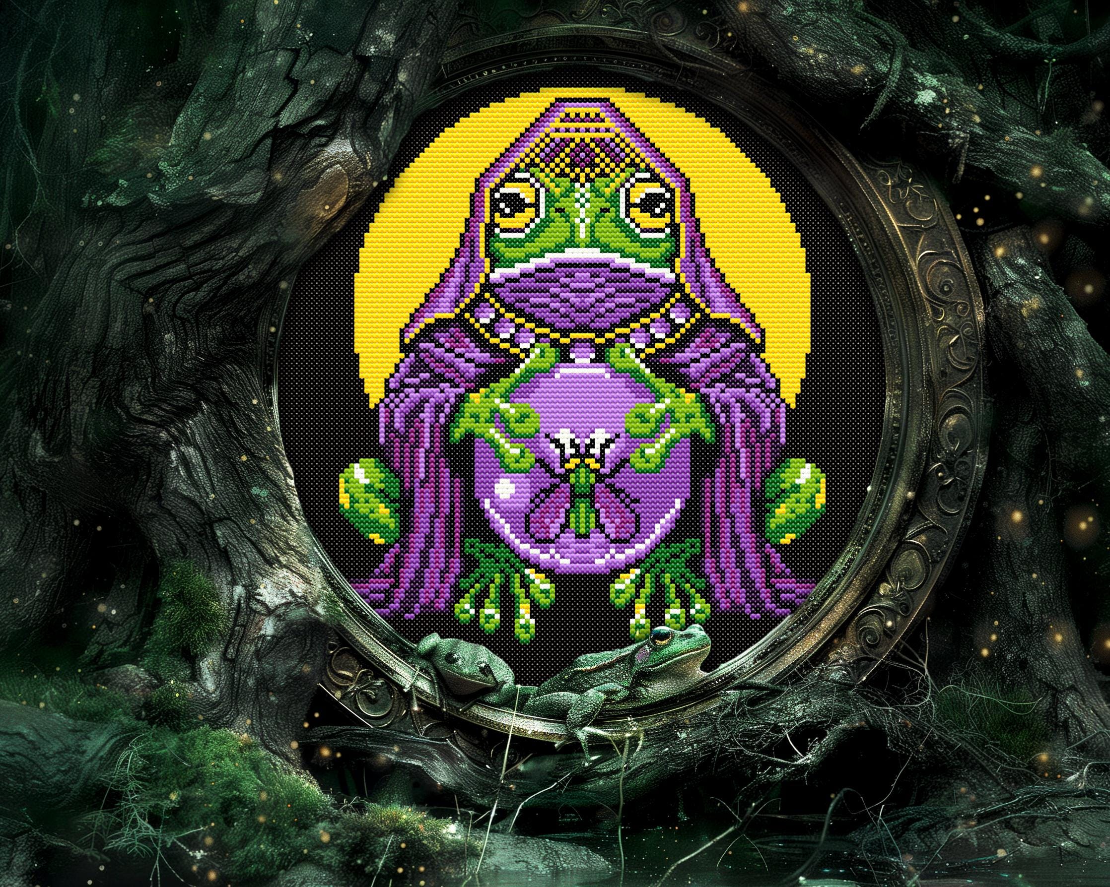 Oracle Frog Cross Stitch Pattern - Image 8